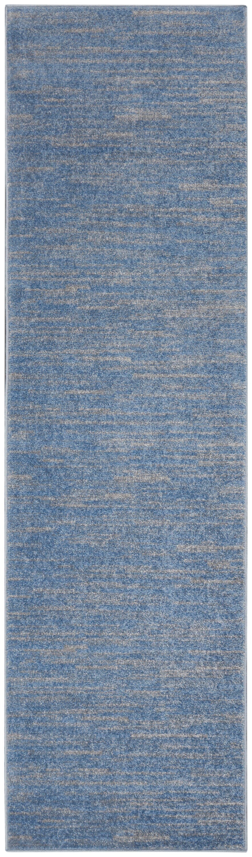 Nourison Essentials Blue Grey Outdoor Rug RUG Nourison