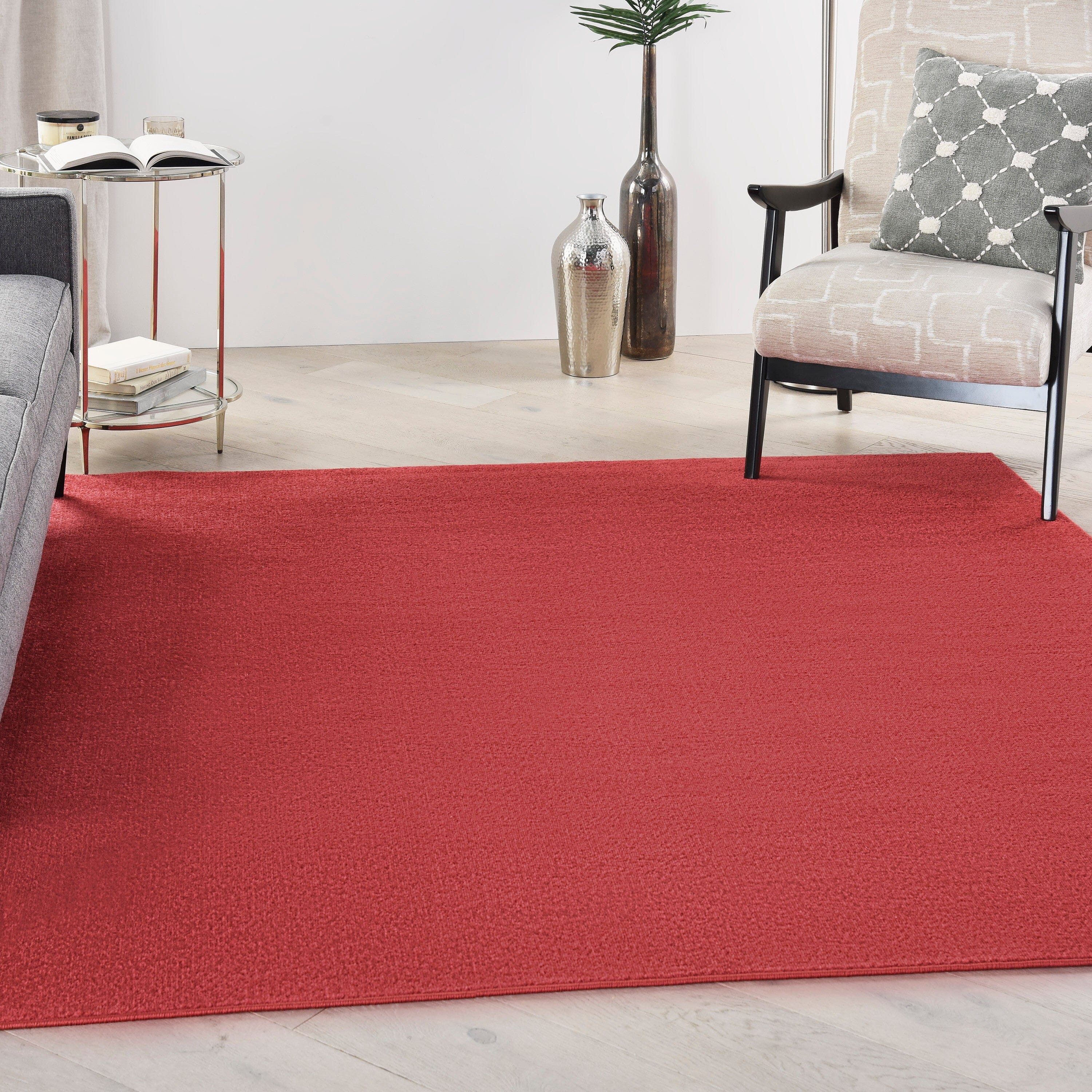 Nourison Essentials Brick Red Outdoor Rug RUG Nourison