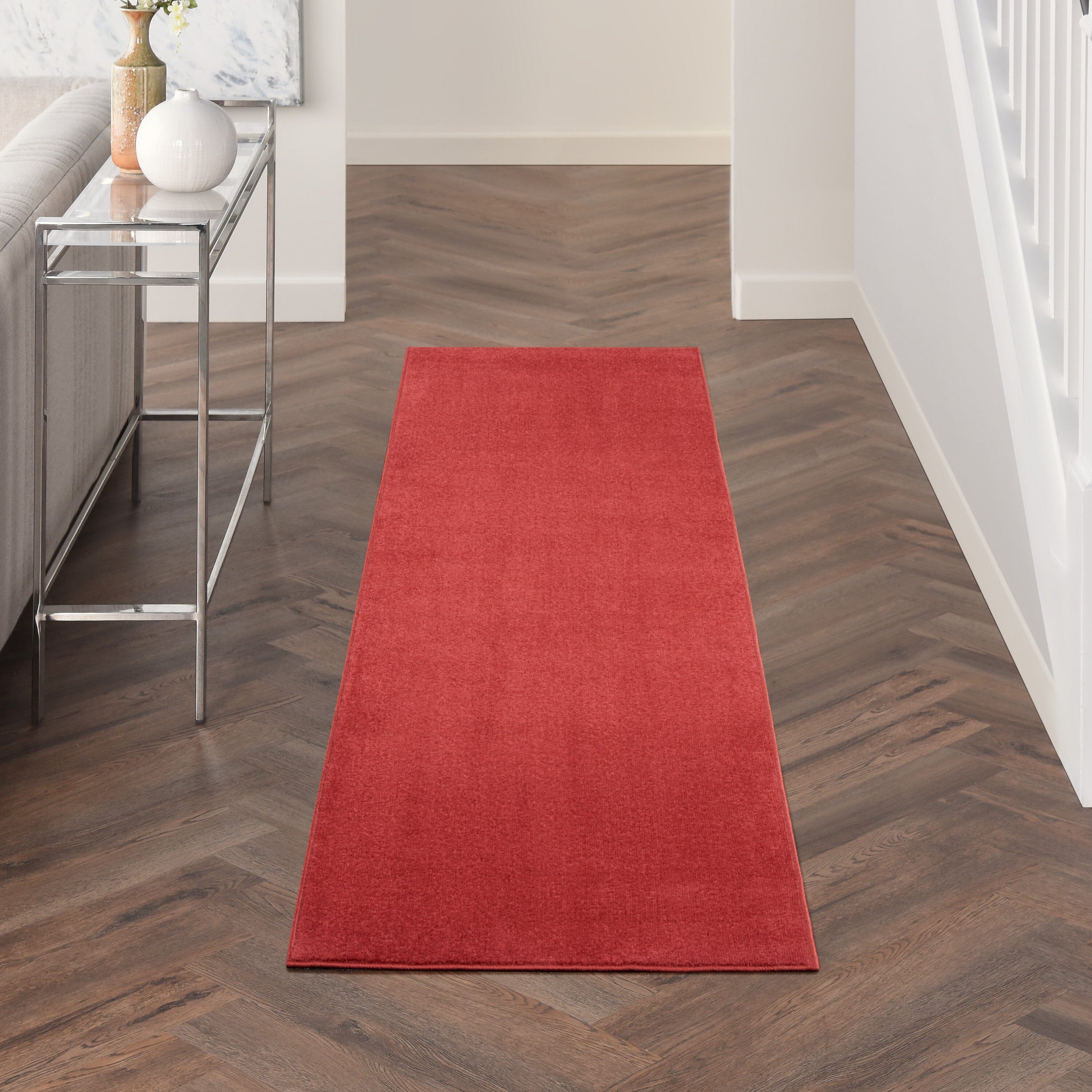 Nourison Essentials Brick Red Outdoor Rug RUG Nourison