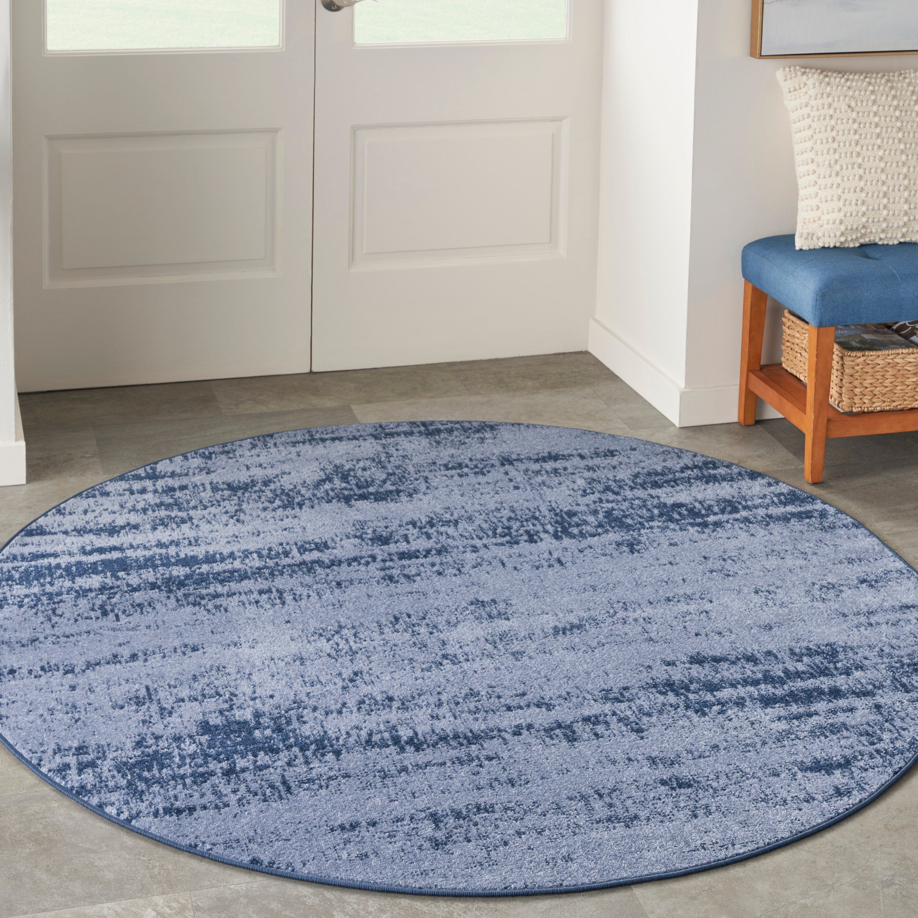 Nourison Essentials Denim Modern Rug RUG Nourison