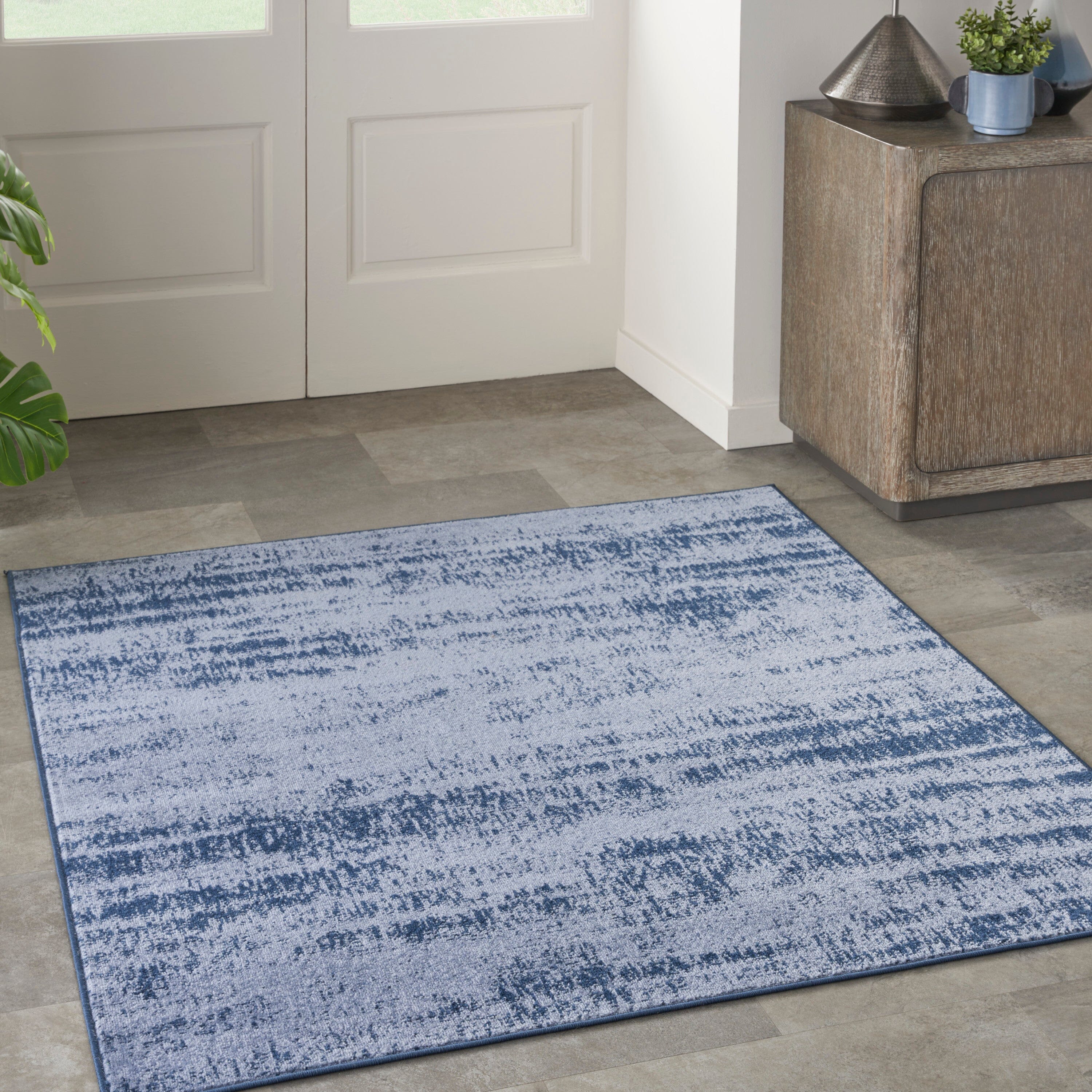 Nourison Essentials Denim Modern Rug RUG Nourison