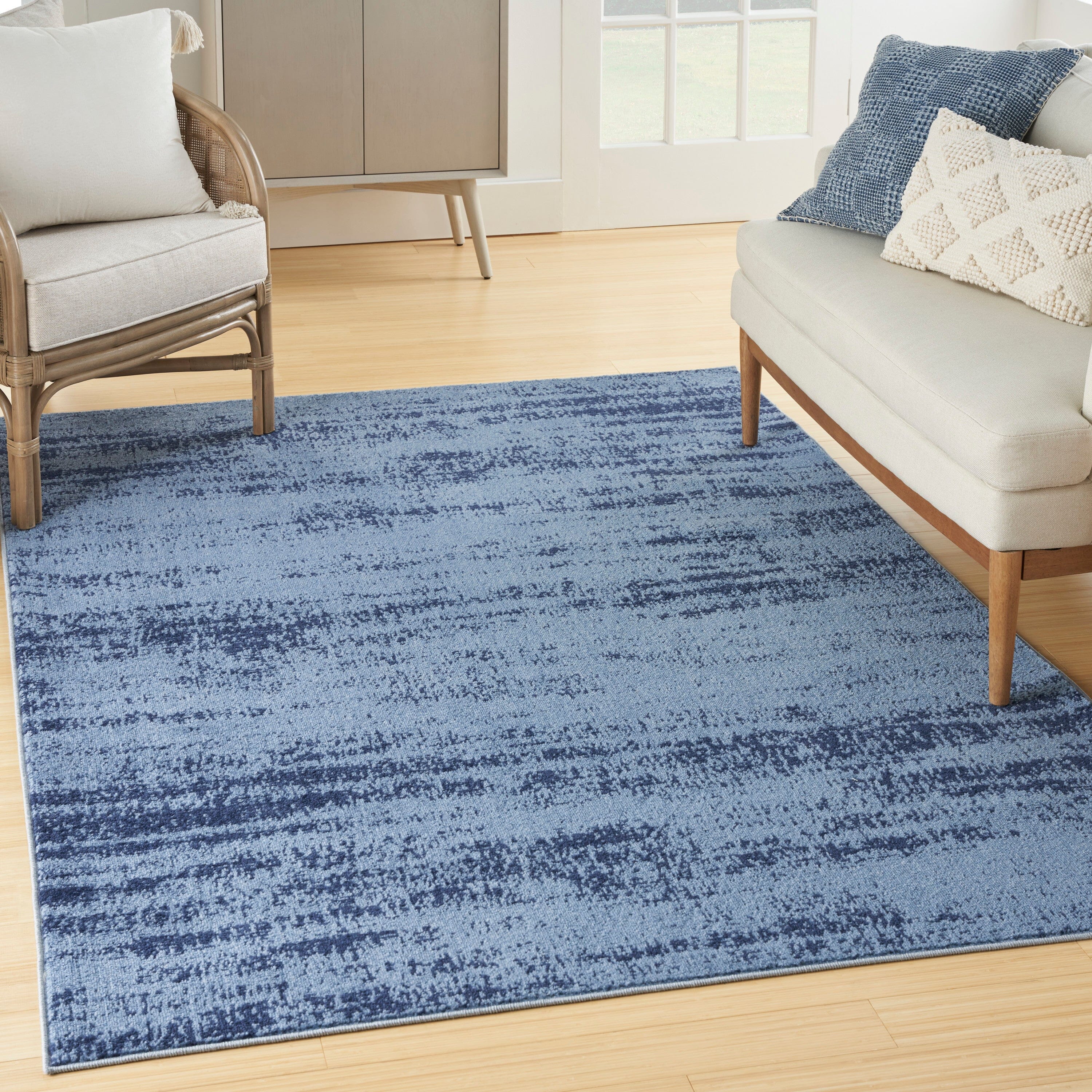 Nourison Essentials Denim Modern Rug RUG Nourison