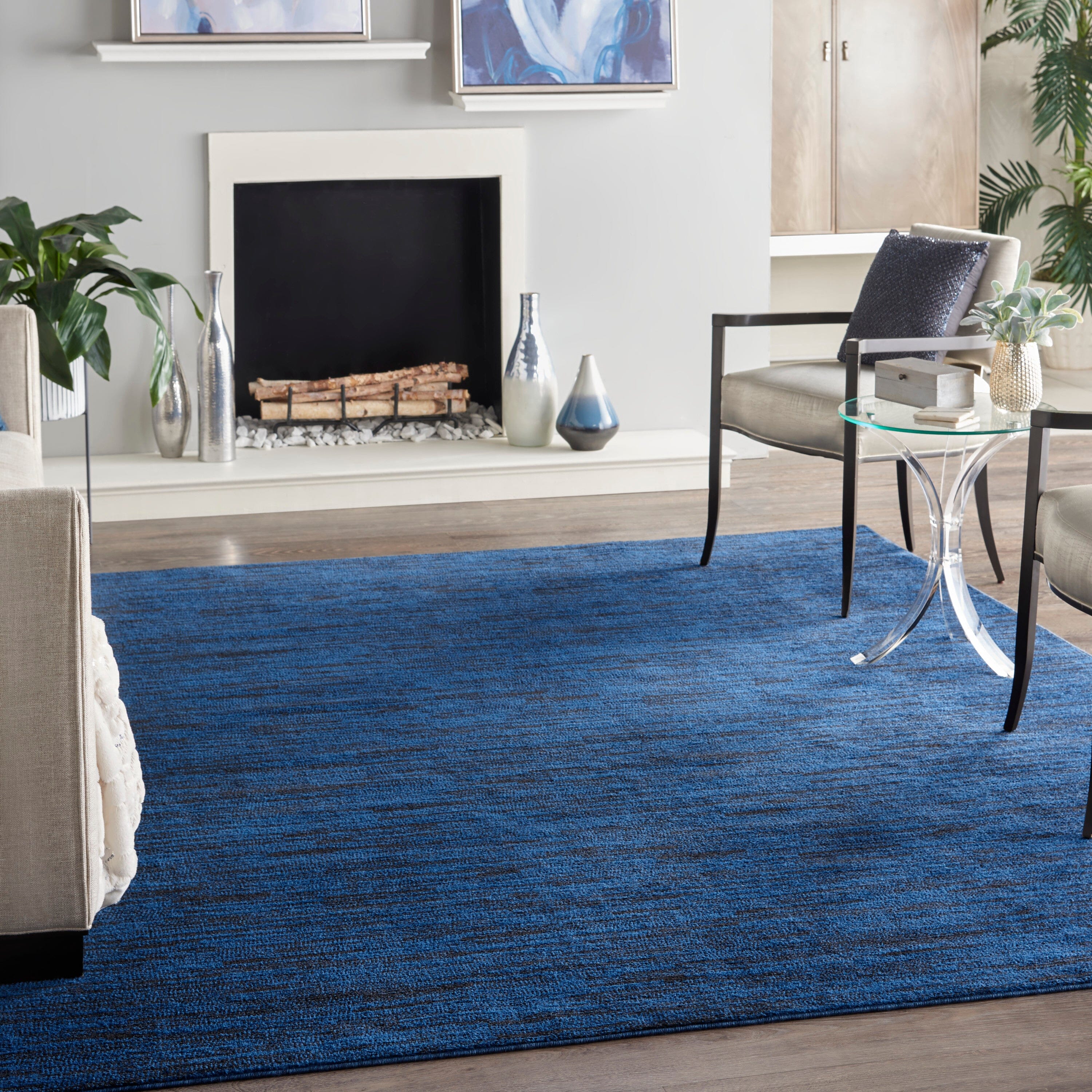 Nourison Essentials Midnight Blue Outdoor Rug RUG Nourison