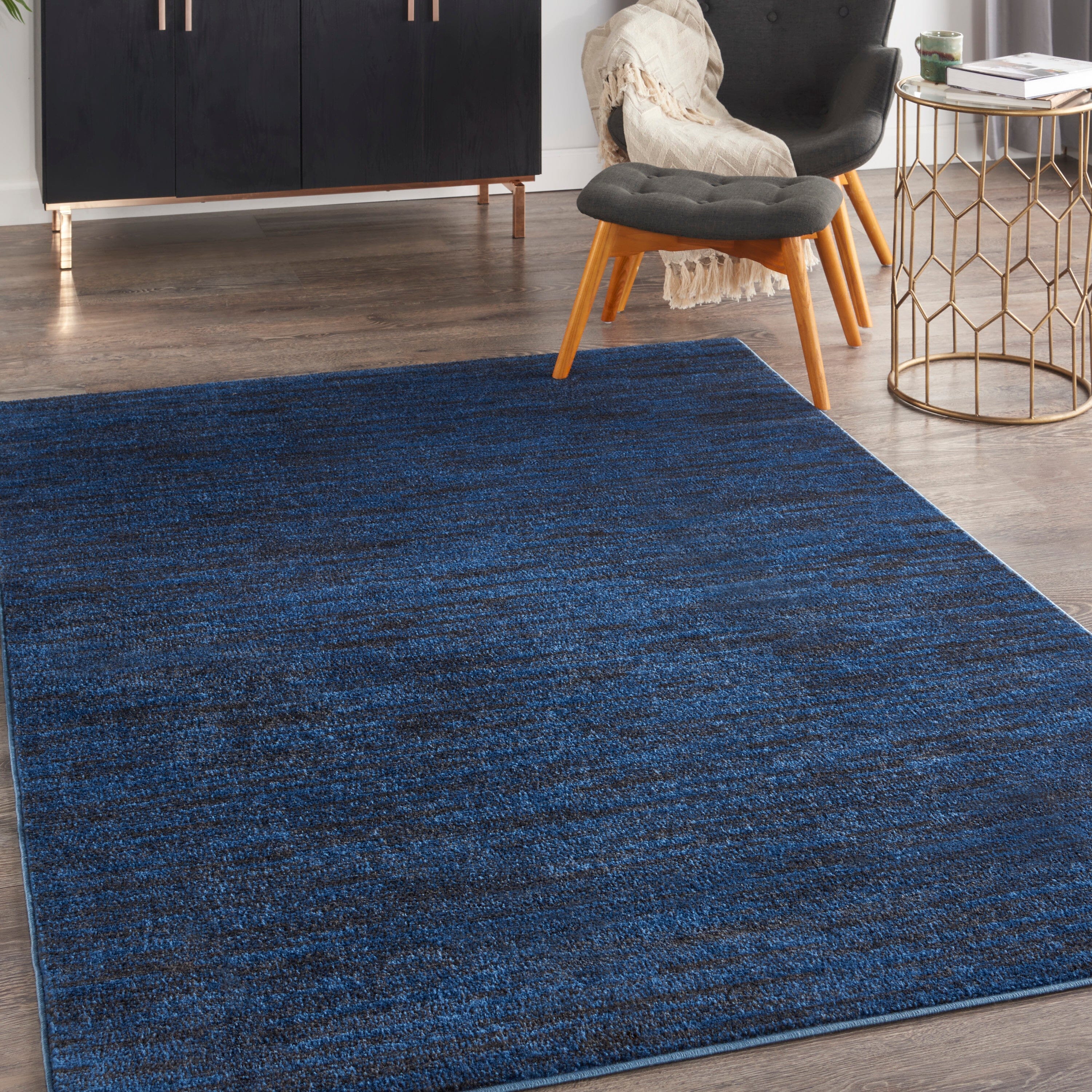 Nourison Essentials Midnight Blue Outdoor Rug RUG Nourison