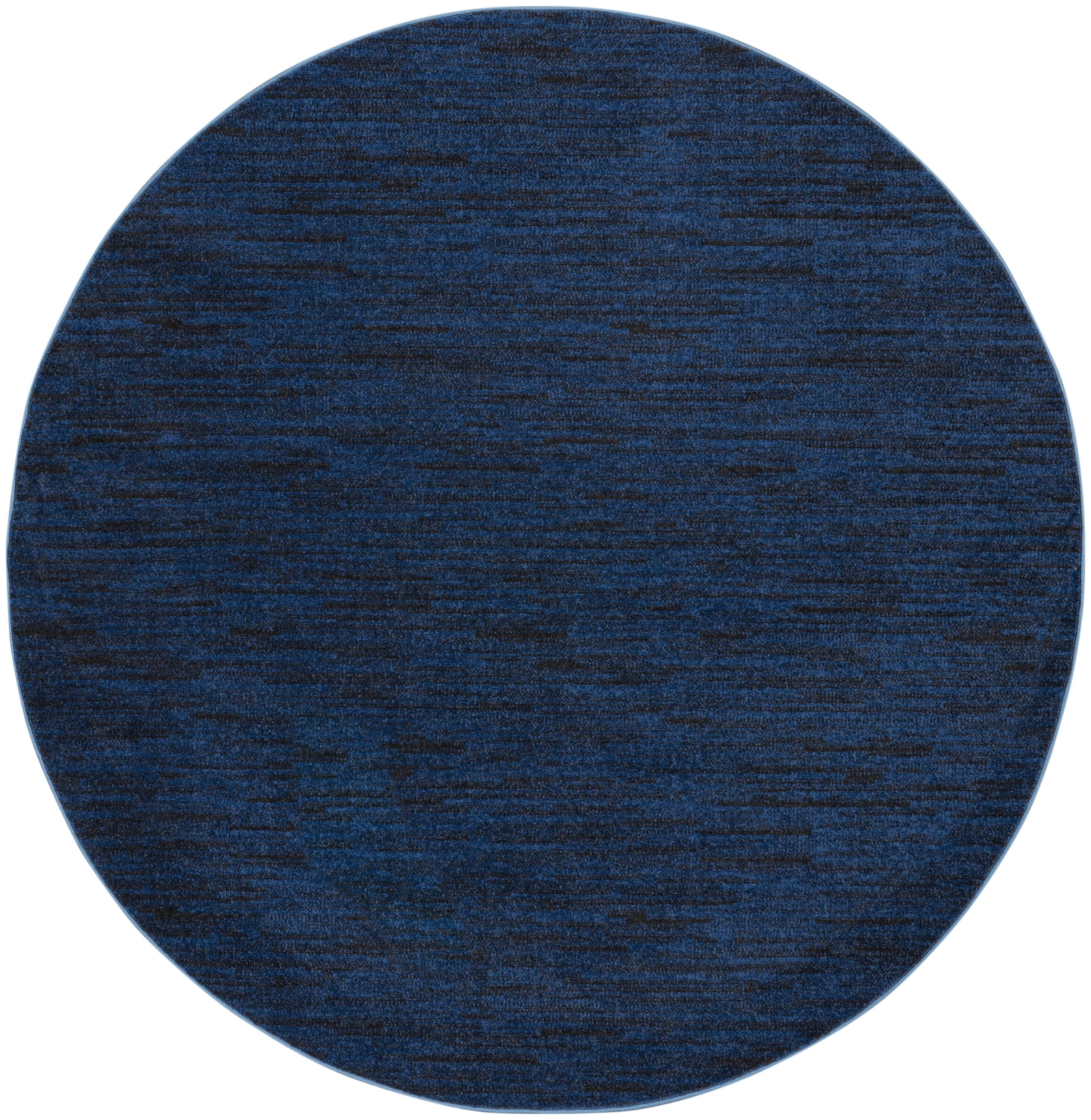 Nourison Essentials Midnight Blue Outdoor Rug RUG Nourison