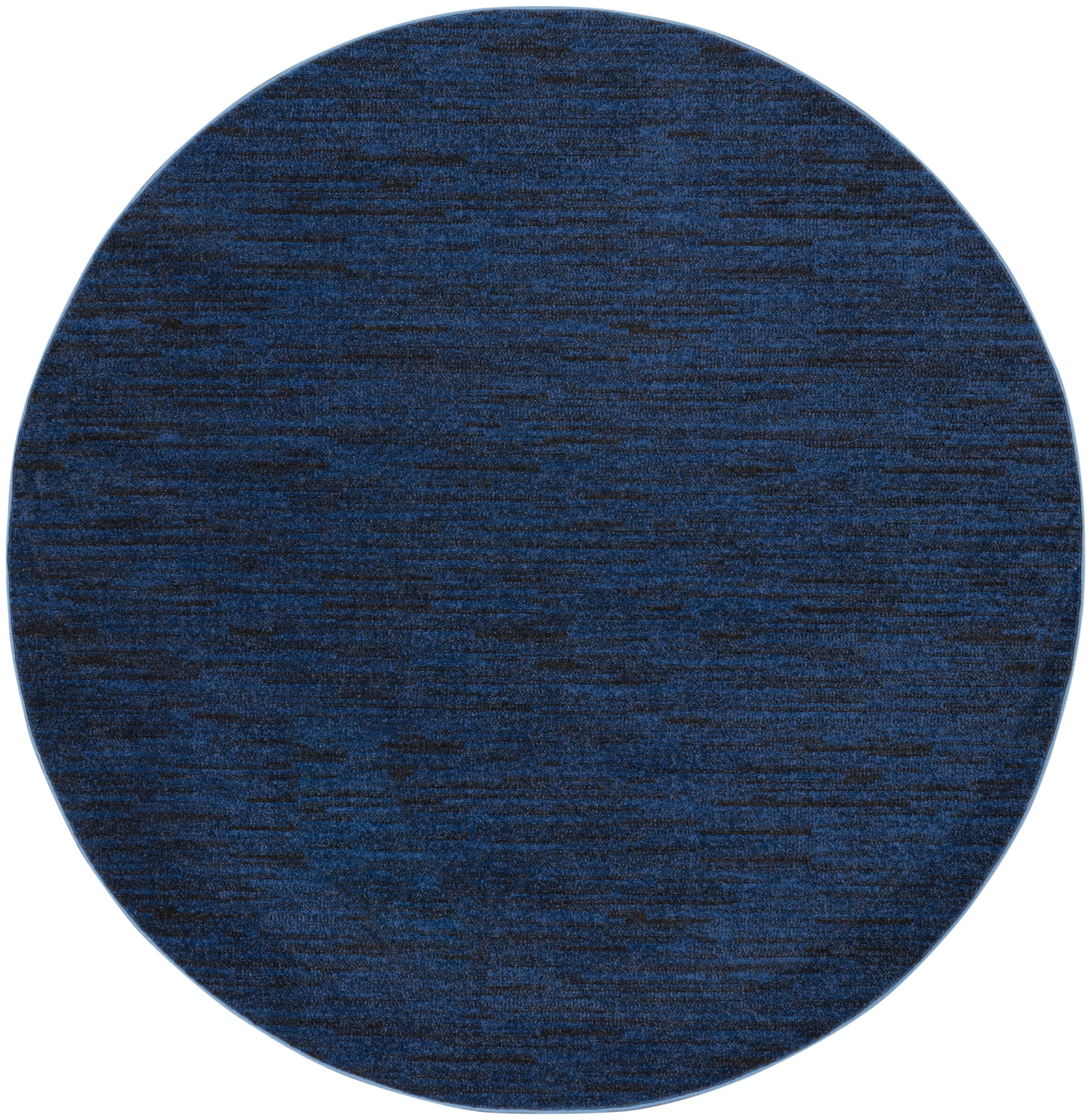 Nourison Essentials Midnight Blue Outdoor Rug RUG Nourison