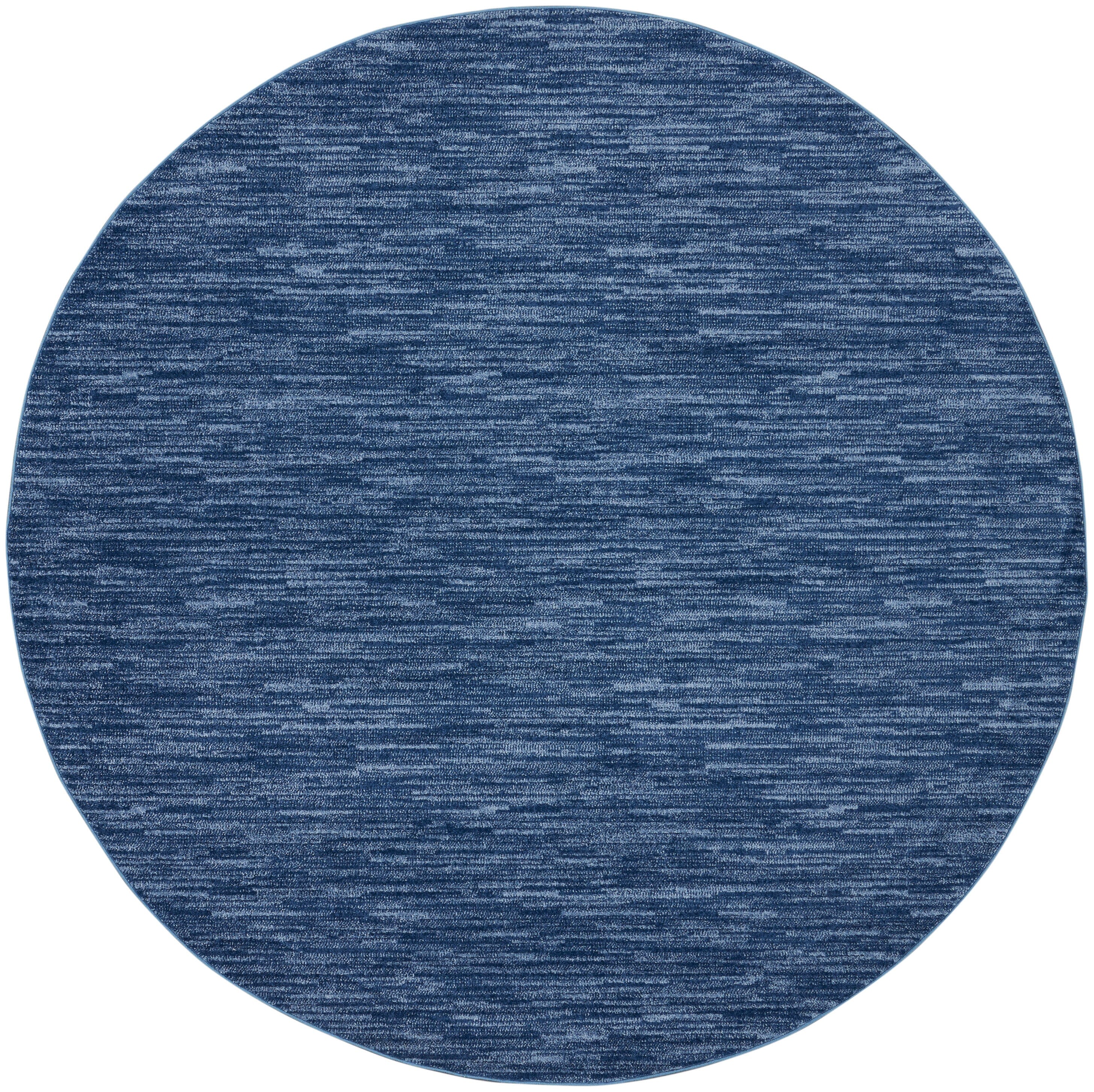 Nourison Essentials Navy Blue Outdoor Rug RUG Nourison