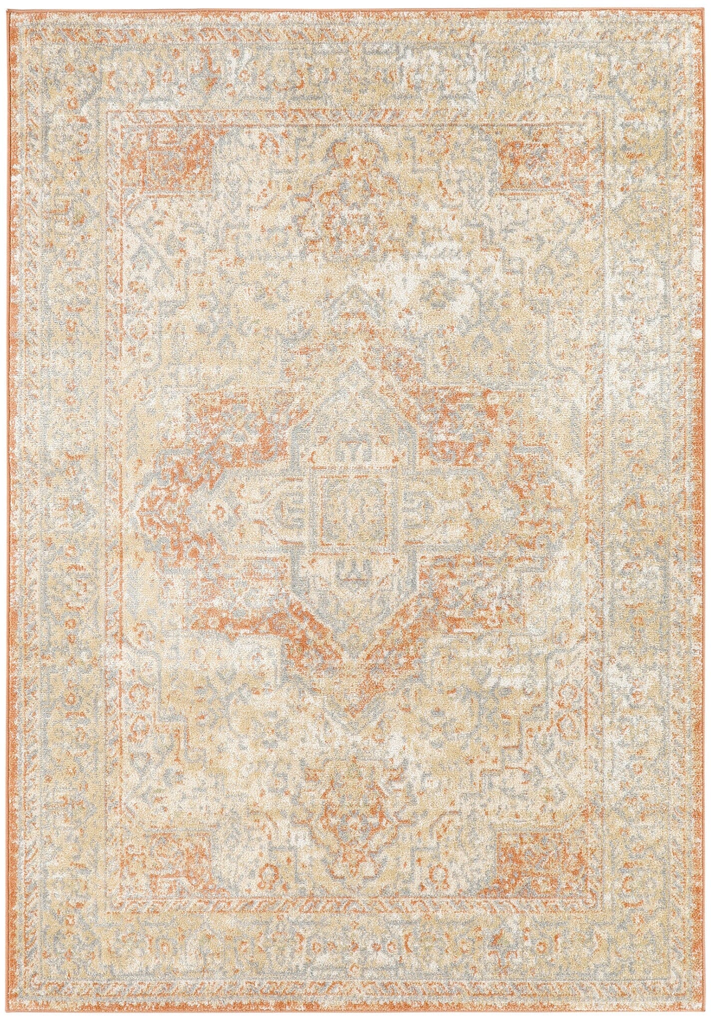 Nourison Essentials Persian Beige Rust Vintage Rug RUG Nourison