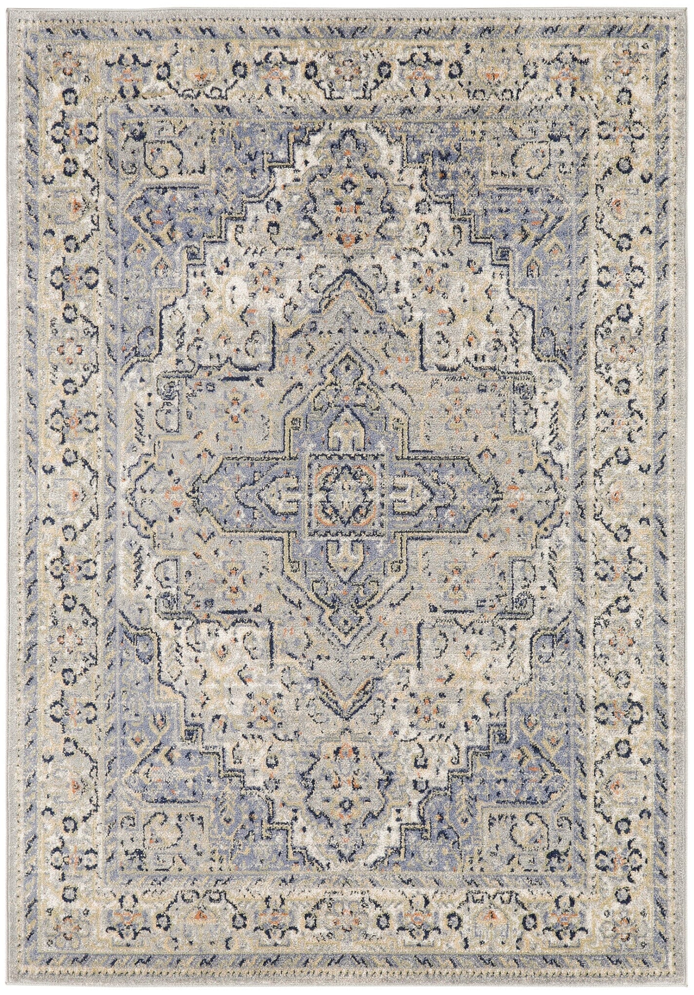 Nourison Essentials Persian Blue Vintage Rug | Huck & Peck