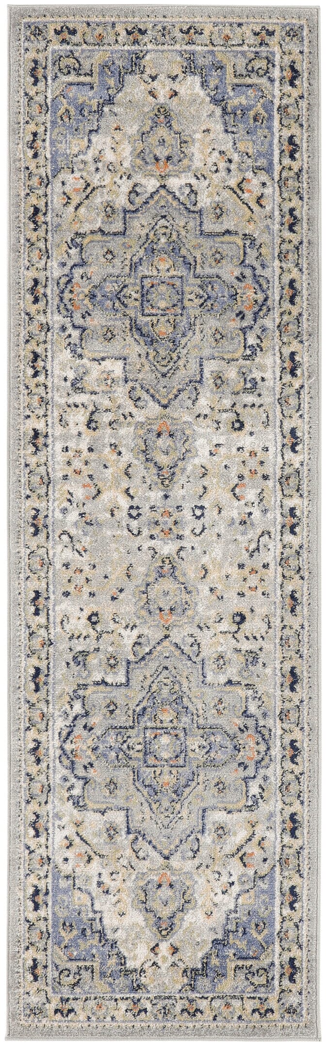 Nourison Essentials Persian Blue Vintage Rug RUG Nourison