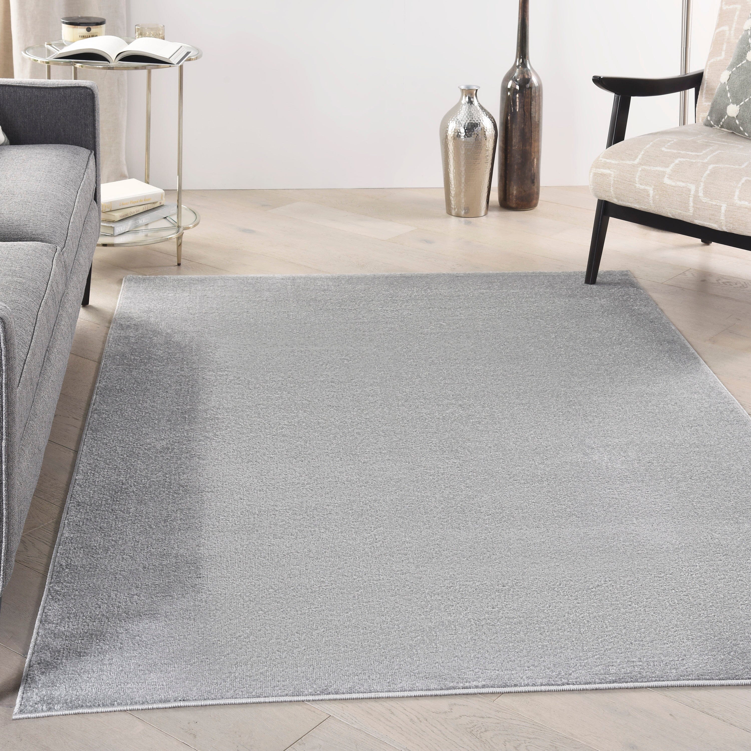 Nourison Essentials Silver Grey Outdoor Rug RUG Nourison