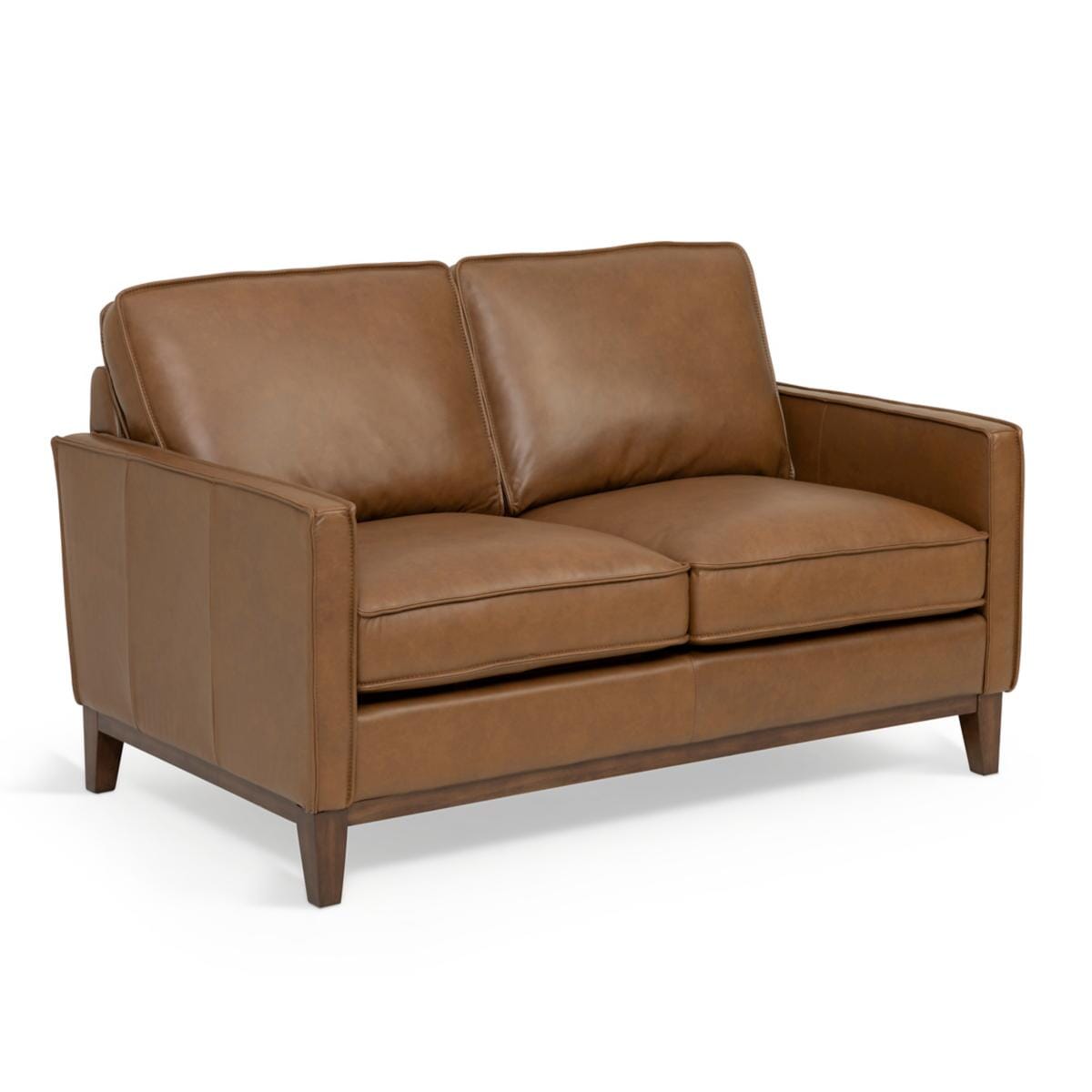 Nova Loveseat, Leather 59" LOVESEAT Huck & Peck Elite