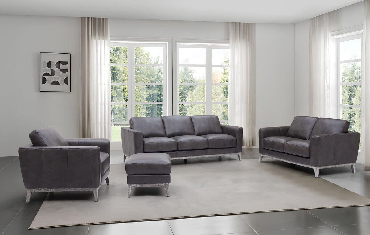 Ramsey Sofa, Leather 88" SOFA Huck & Peck Elite