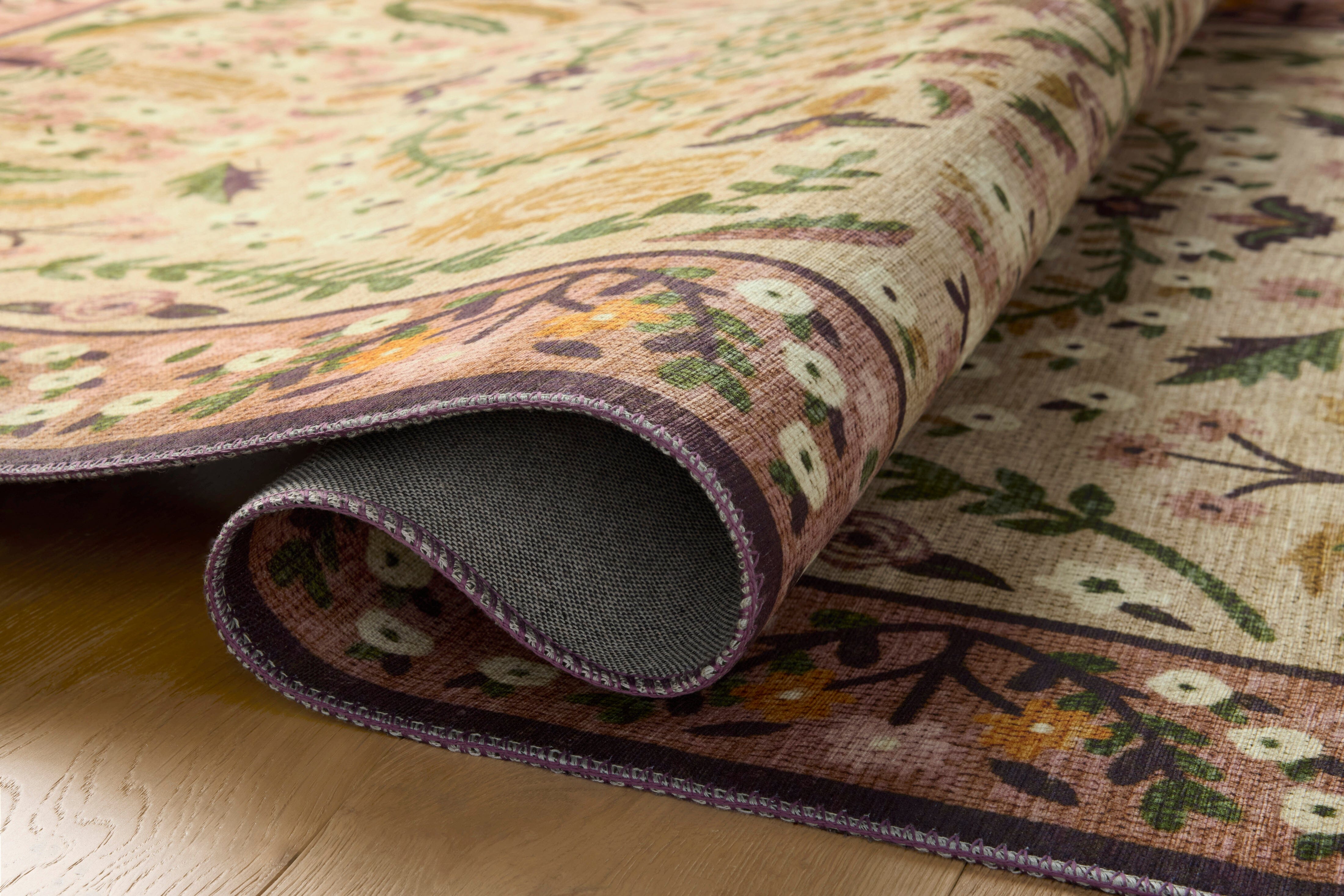 Rifle Paper Co. x Loloi Canopy Rug | Aubergine CNP-03 | Huck & Peck