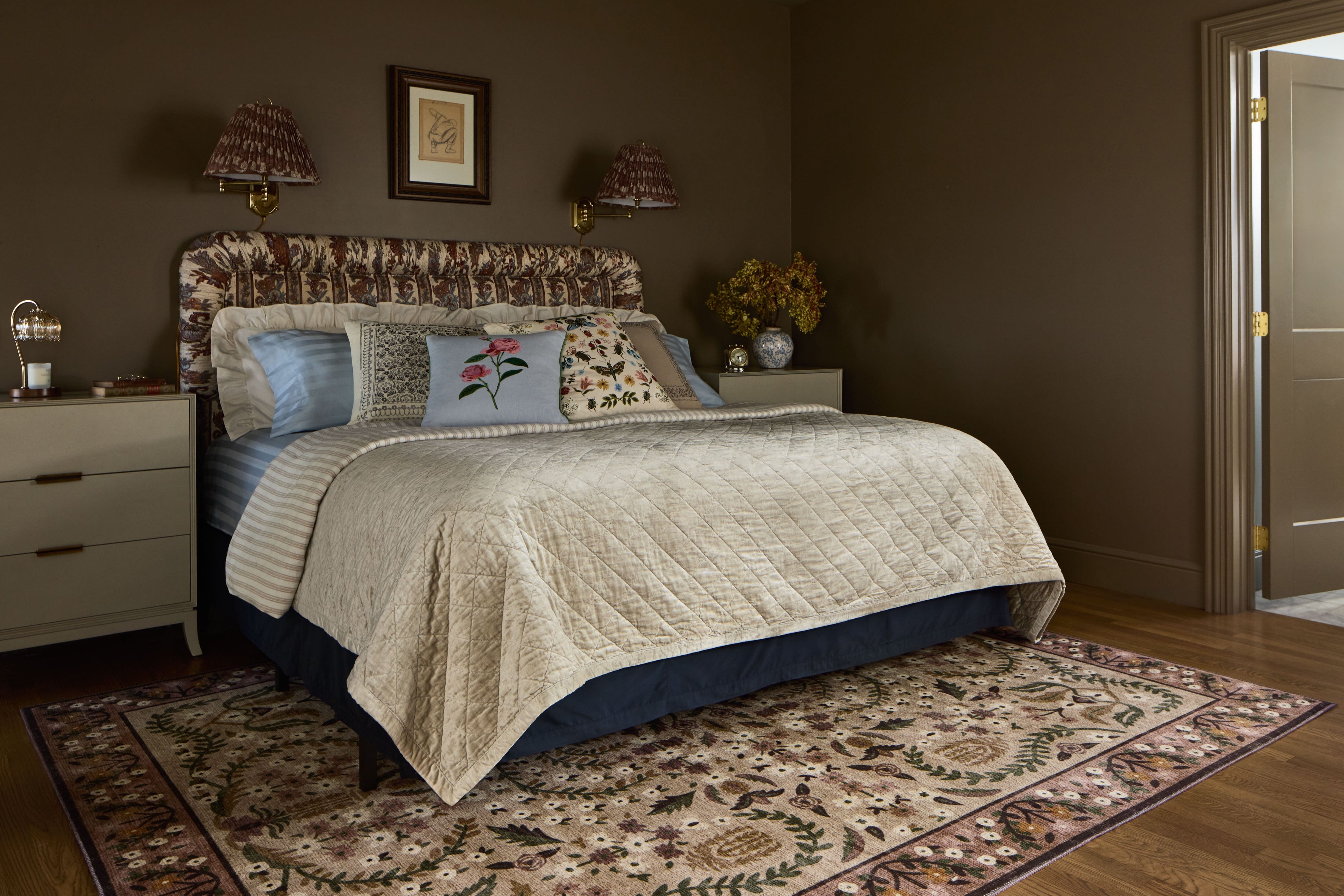 Rifle Paper Co. x Loloi Canopy Rug | Aubergine CNP-03 Rugs Rifle Paper Co. x Loloi