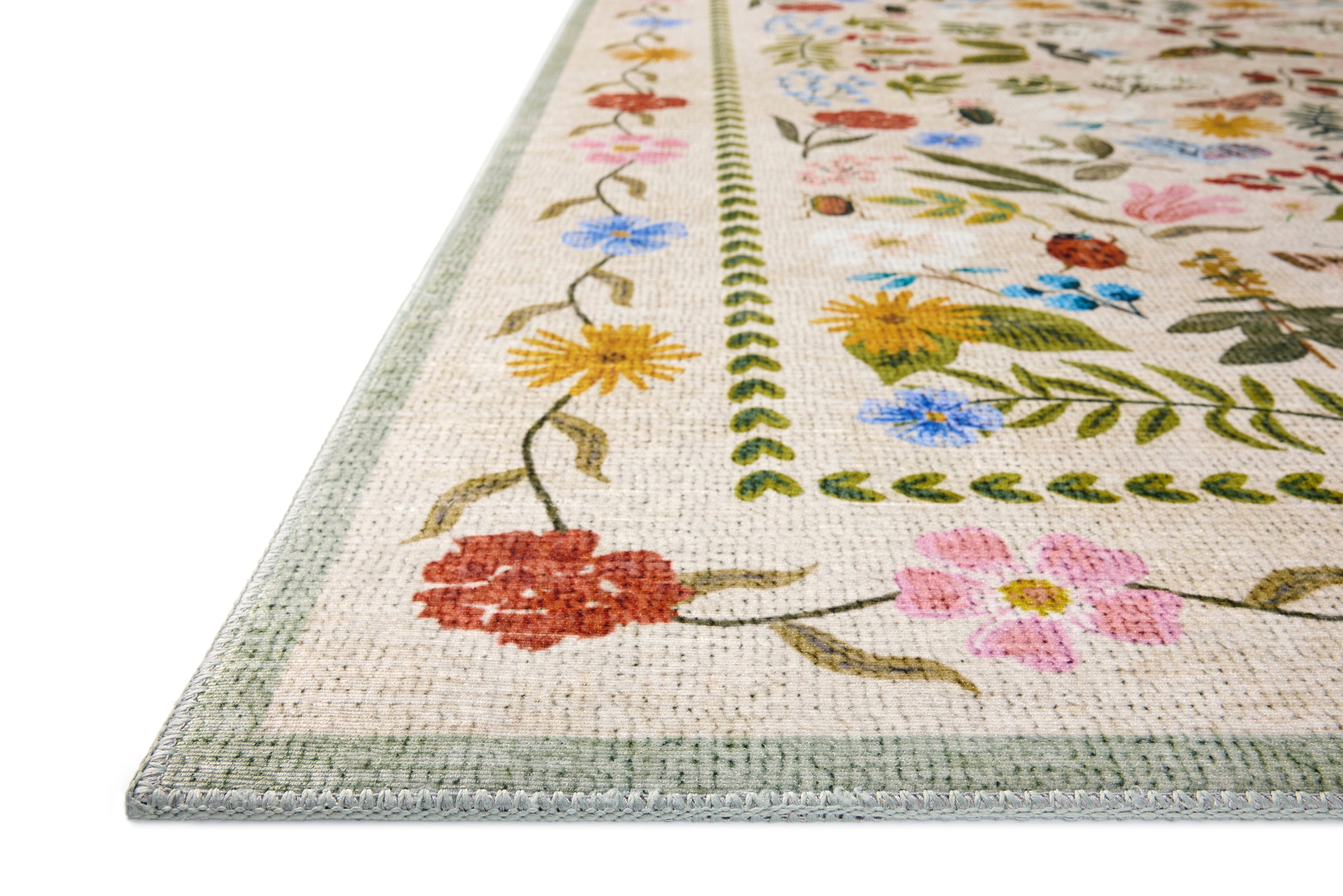 Rifle Paper Co. x Loloi Canopy Rug | Cream CNP-04 Rugs Rifle Paper Co. x Loloi