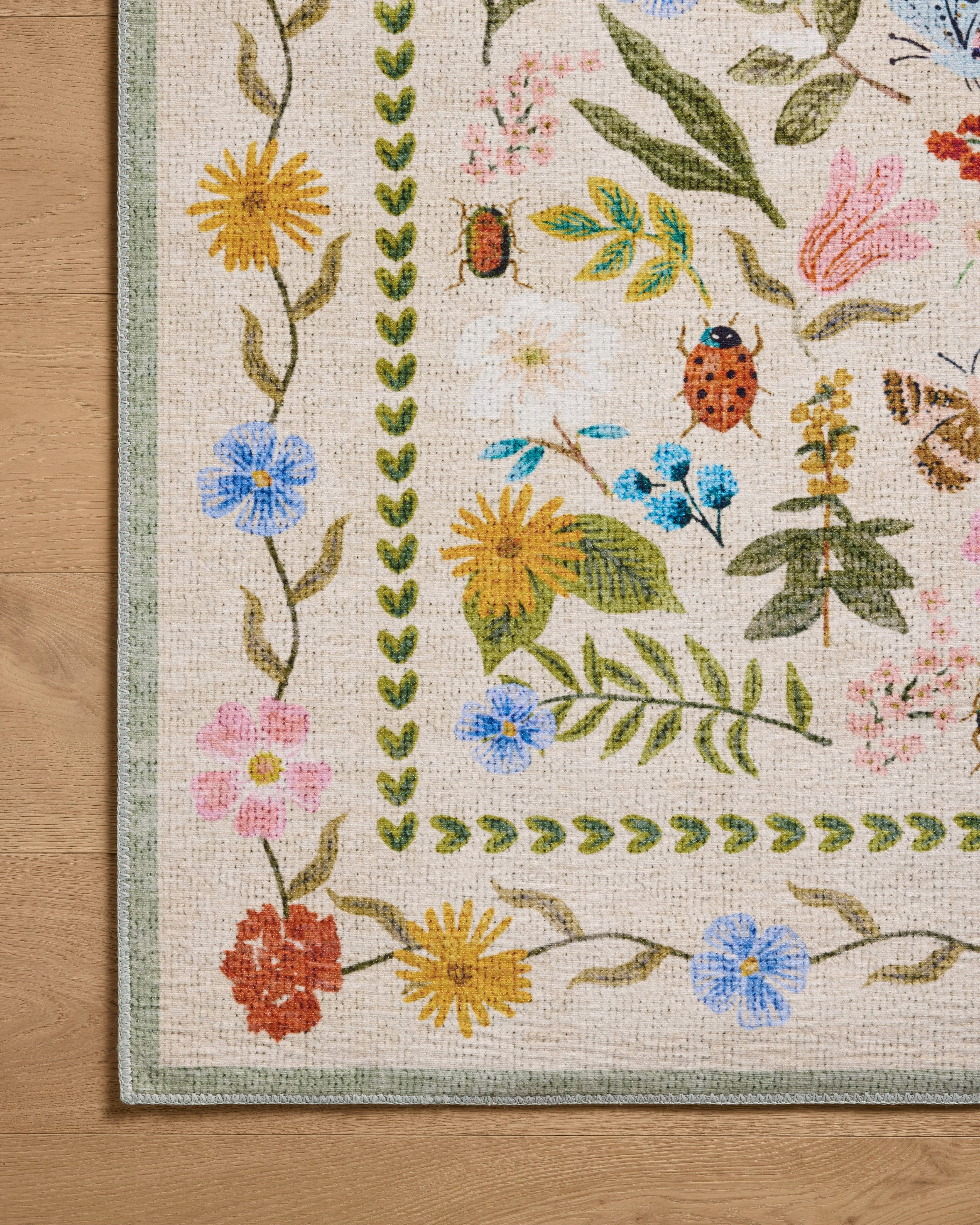 Rifle Paper Co. x Loloi Canopy Rug | Cream CNP-04 Rugs Rifle Paper Co. x Loloi