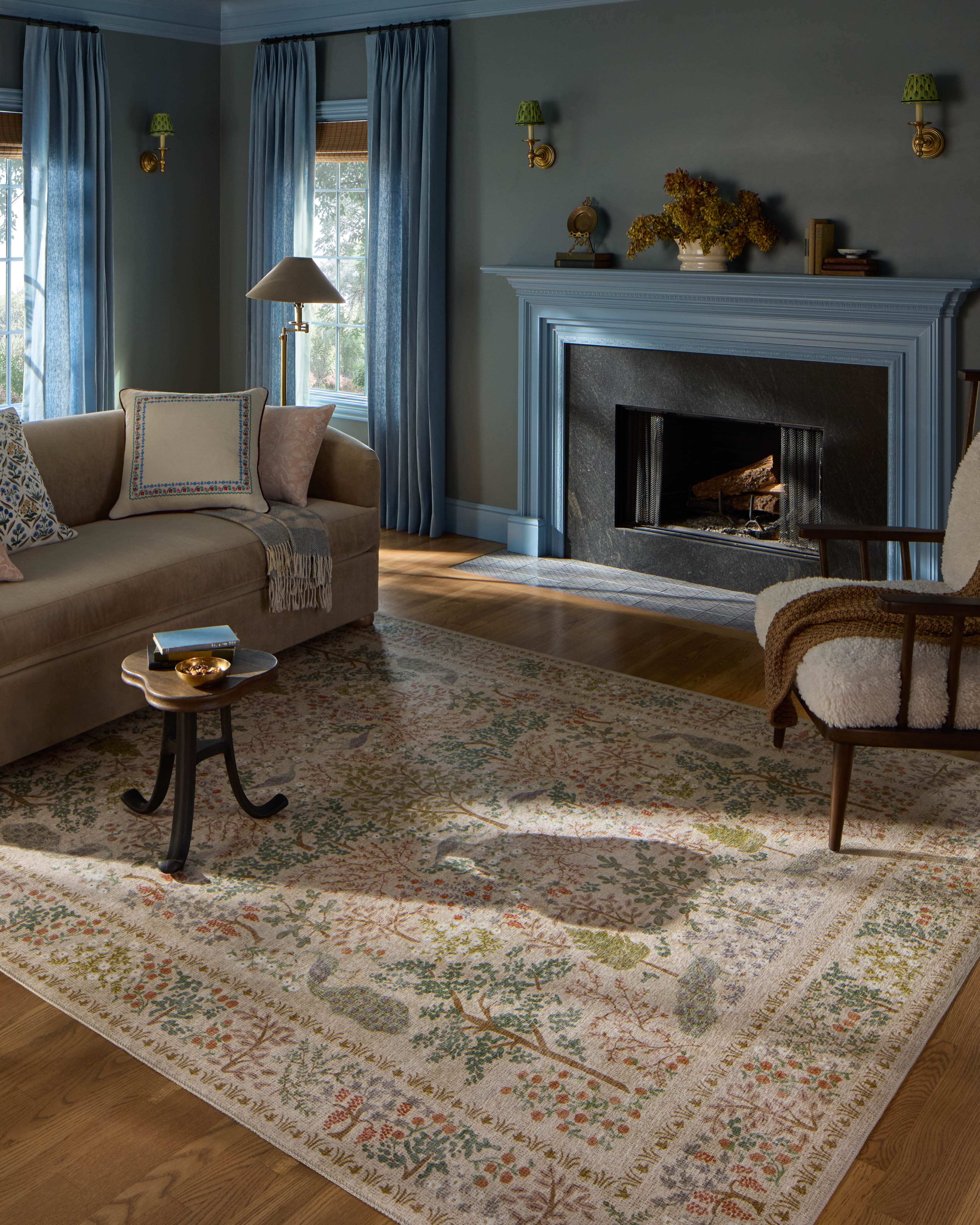 Rifle Paper Co. x Loloi Canopy Rug | Cream CNP-05 | Huck & Peck