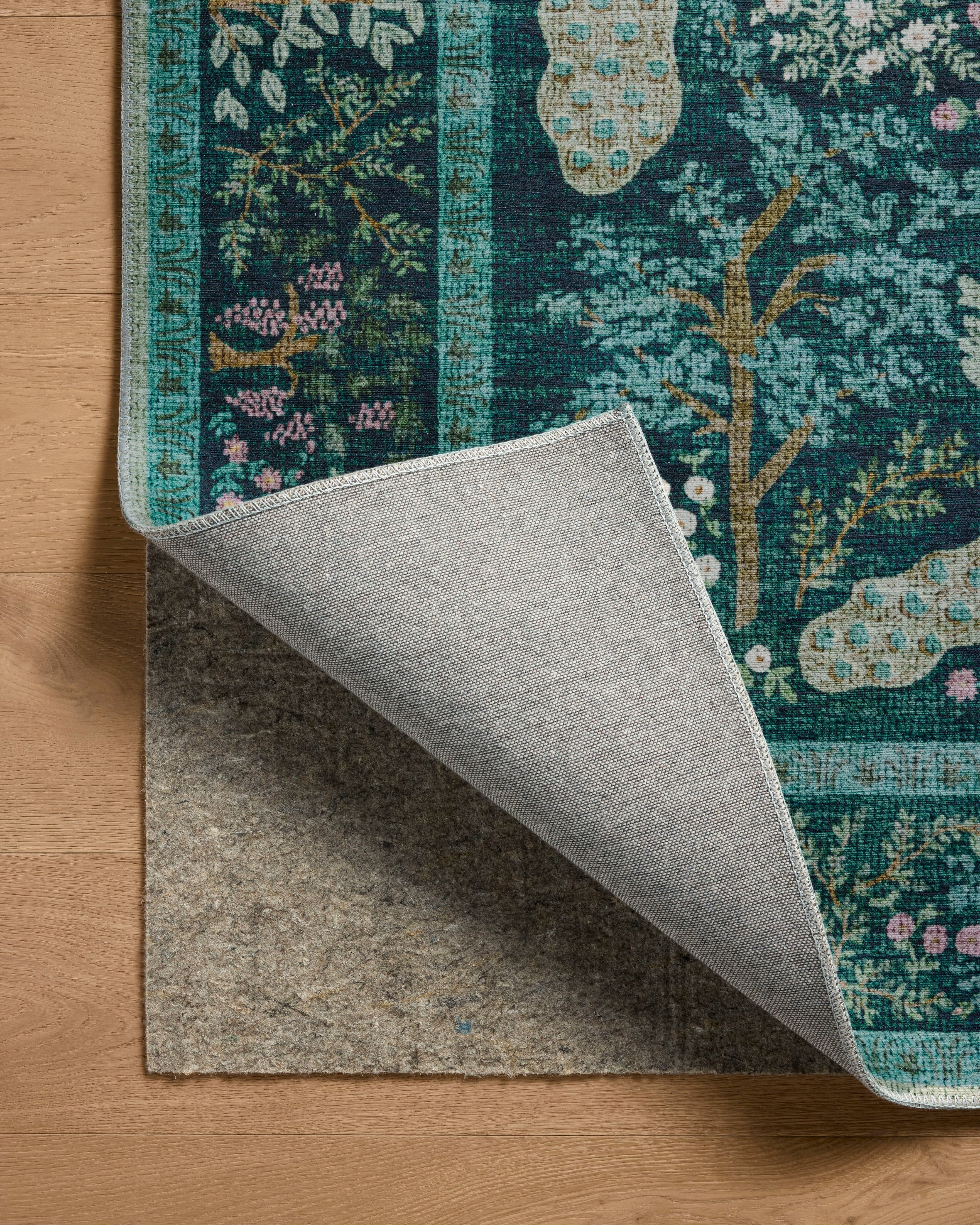 Rifle Paper Co. x Loloi Canopy Rug | Teal CNP-05 Rugs Rifle Paper Co. x Loloi