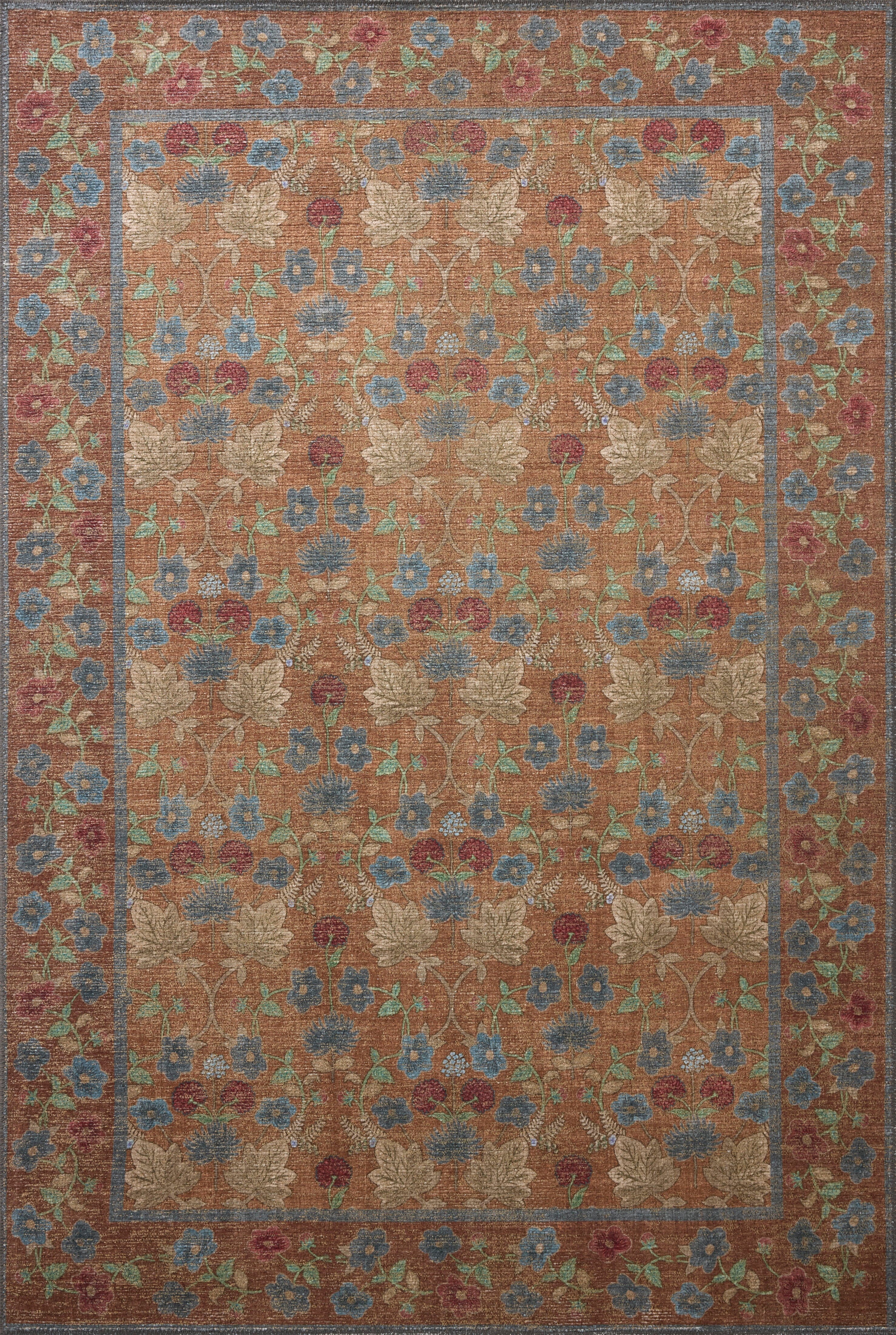 Rifle Paper Co. x Loloi Edinburgh | Cinnamon EDN-02 Rugs Rifle Paper Co. x Loloi