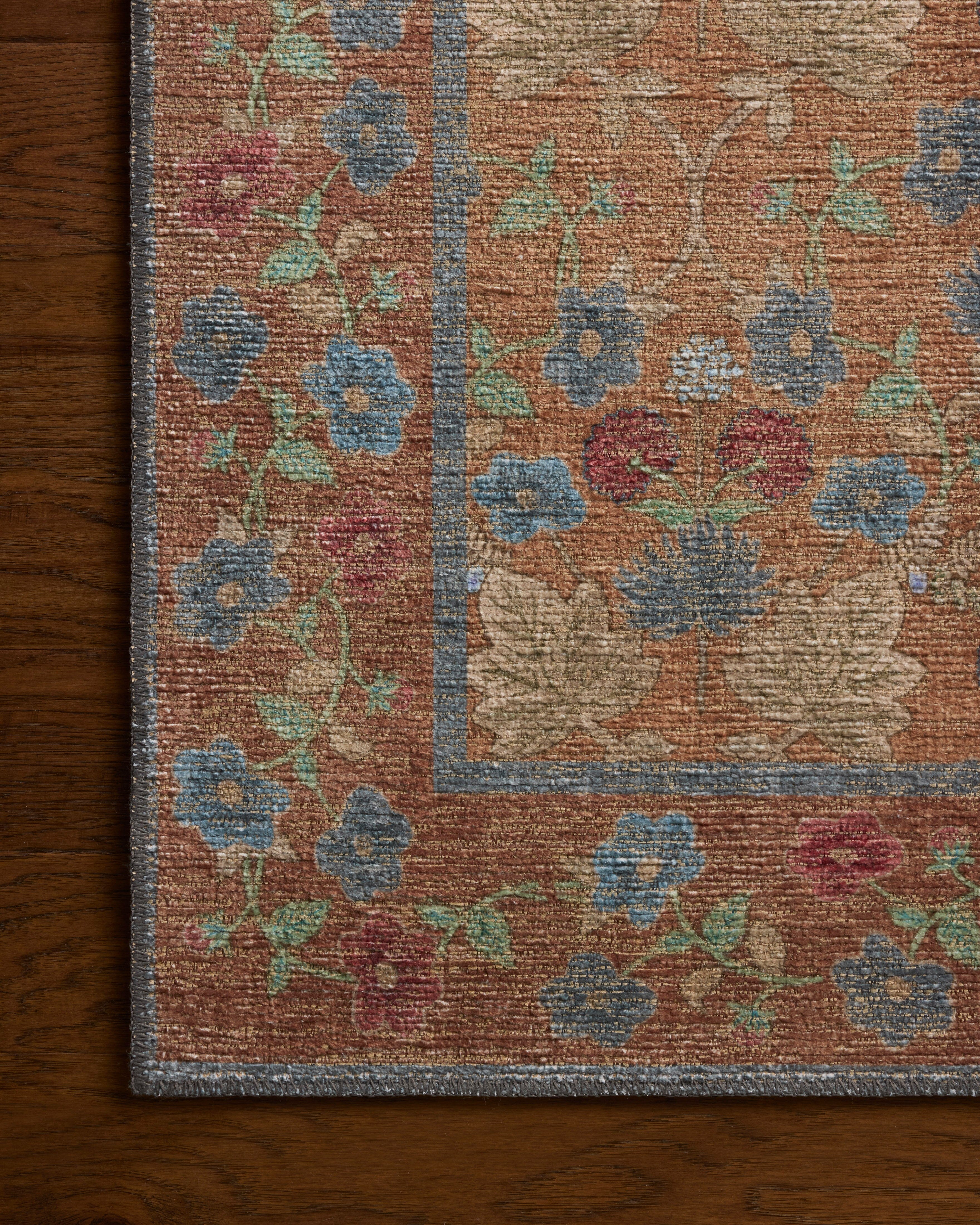 Rifle Paper Co. x Loloi Edinburgh | Cinnamon EDN-02 Rugs Rifle Paper Co. x Loloi
