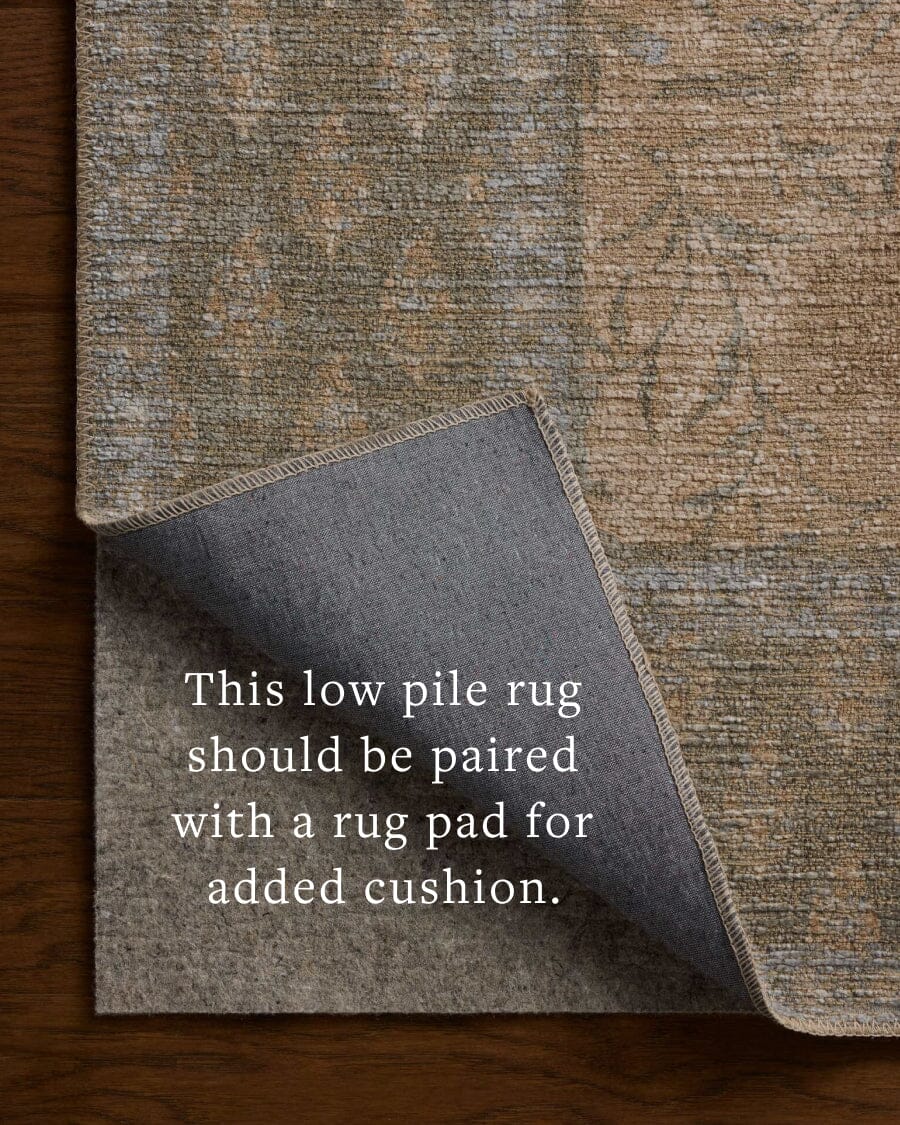 Rifle Paper Co. x Loloi Edinburgh | Sand/Green EDN-01 | Huck & Peck