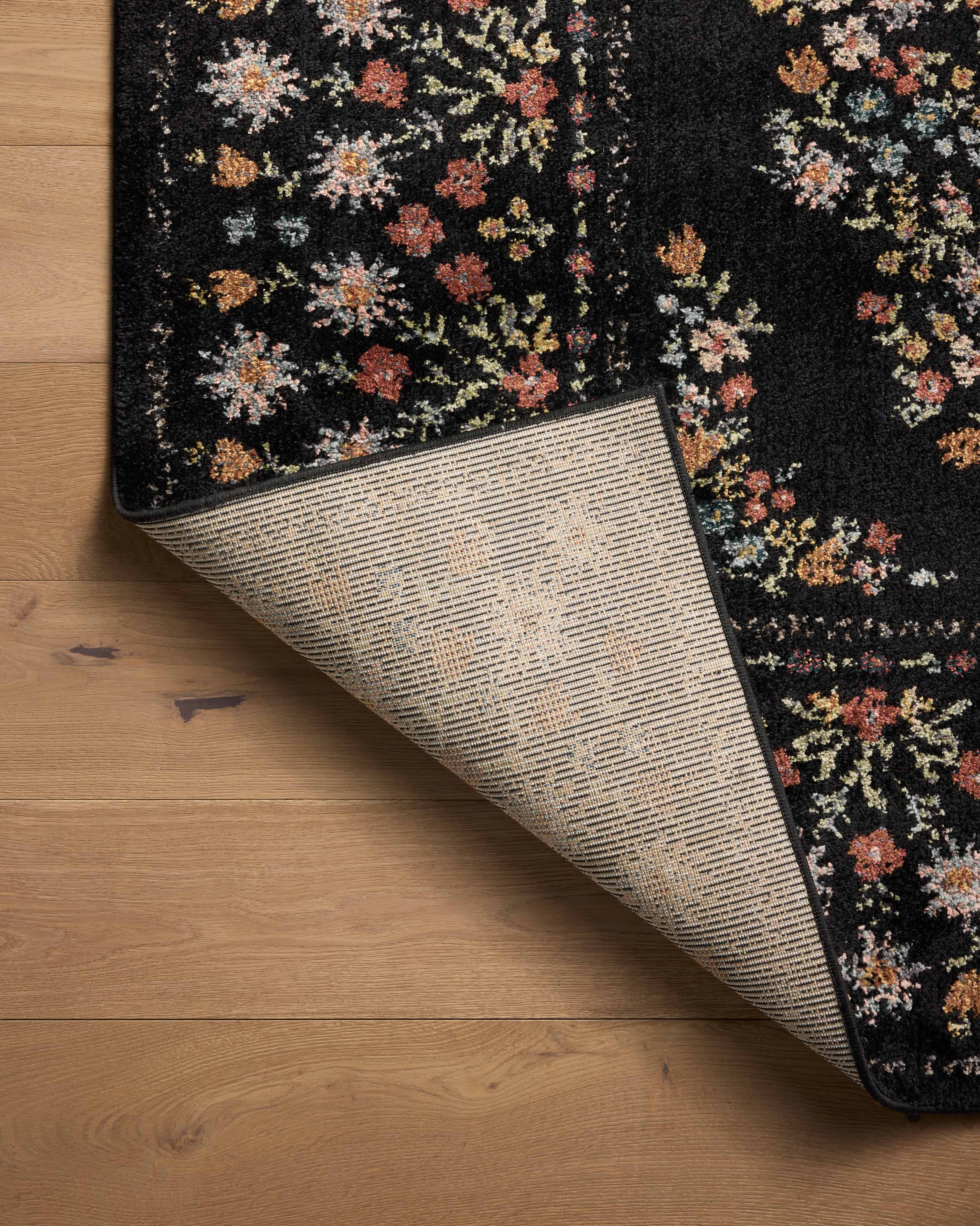 Rifle Paper Co. x Loloi Laurel Rug | Black LAU-02 Rugs Rifle Paper Co. x Loloi