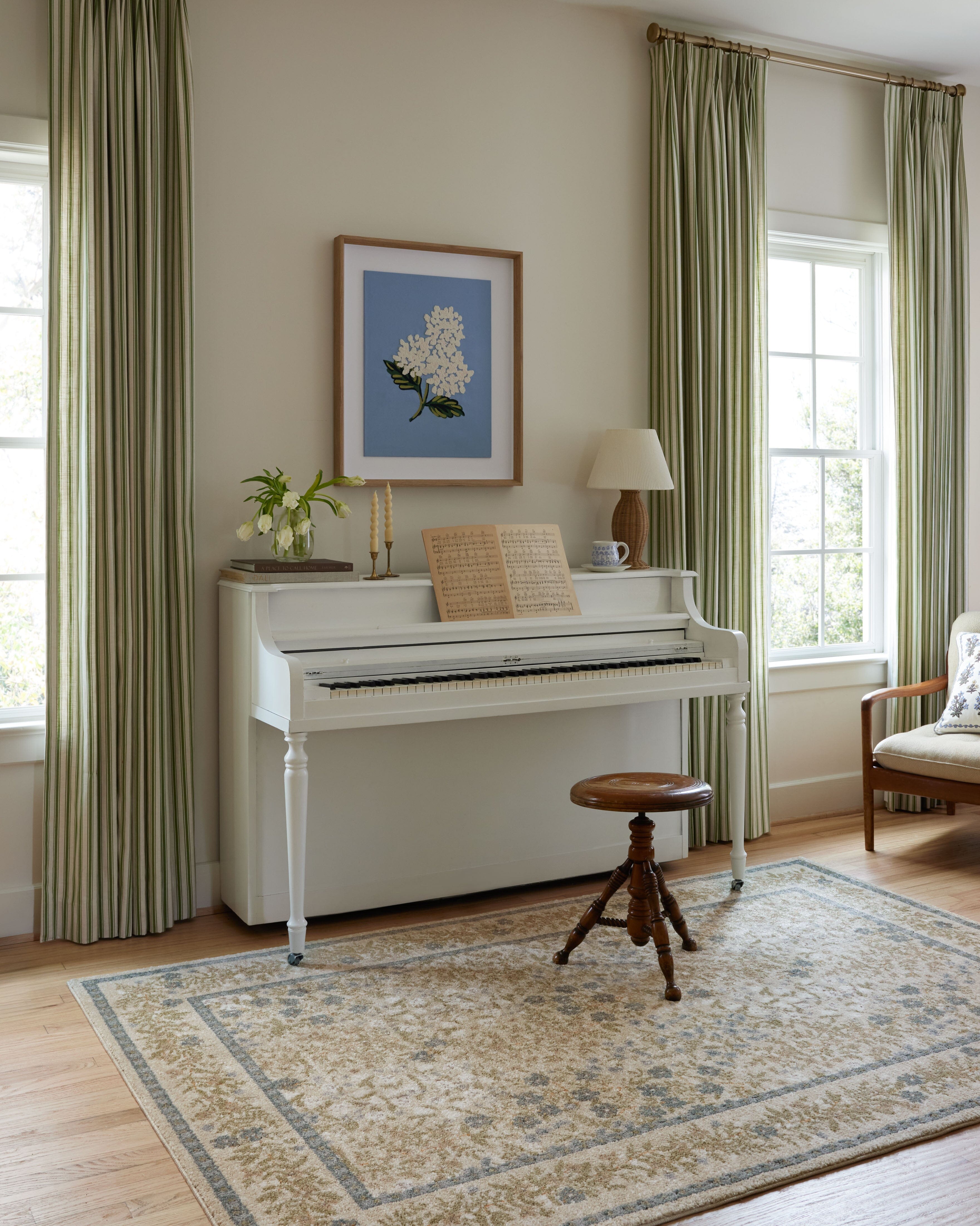 Rifle Paper Co. x Loloi Laurel Rug | Cream LAU-03 | Huck & Peck