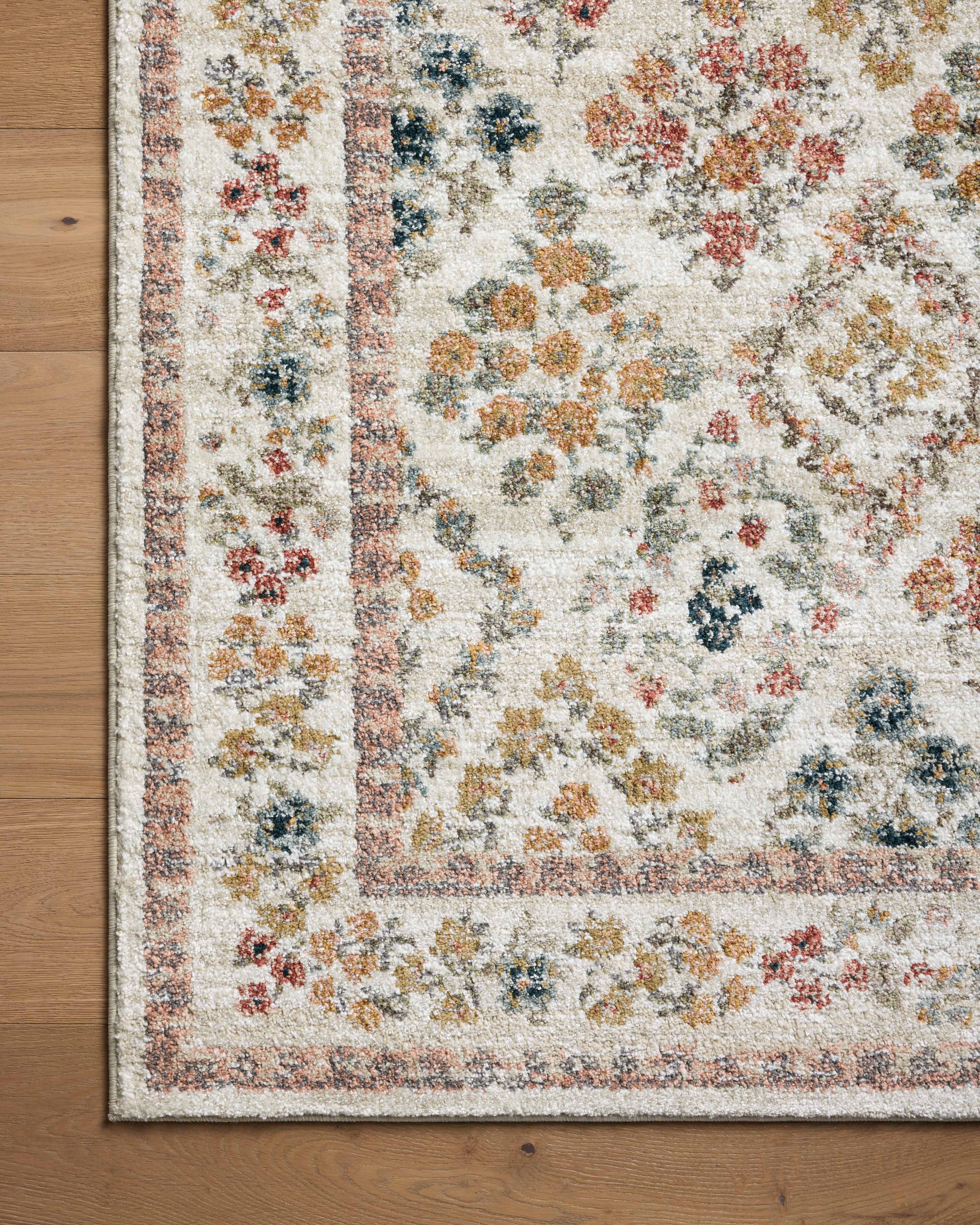 Rifle Paper Co. x Loloi Laurel Rug | Cream LAU-04 | Huck & Peck