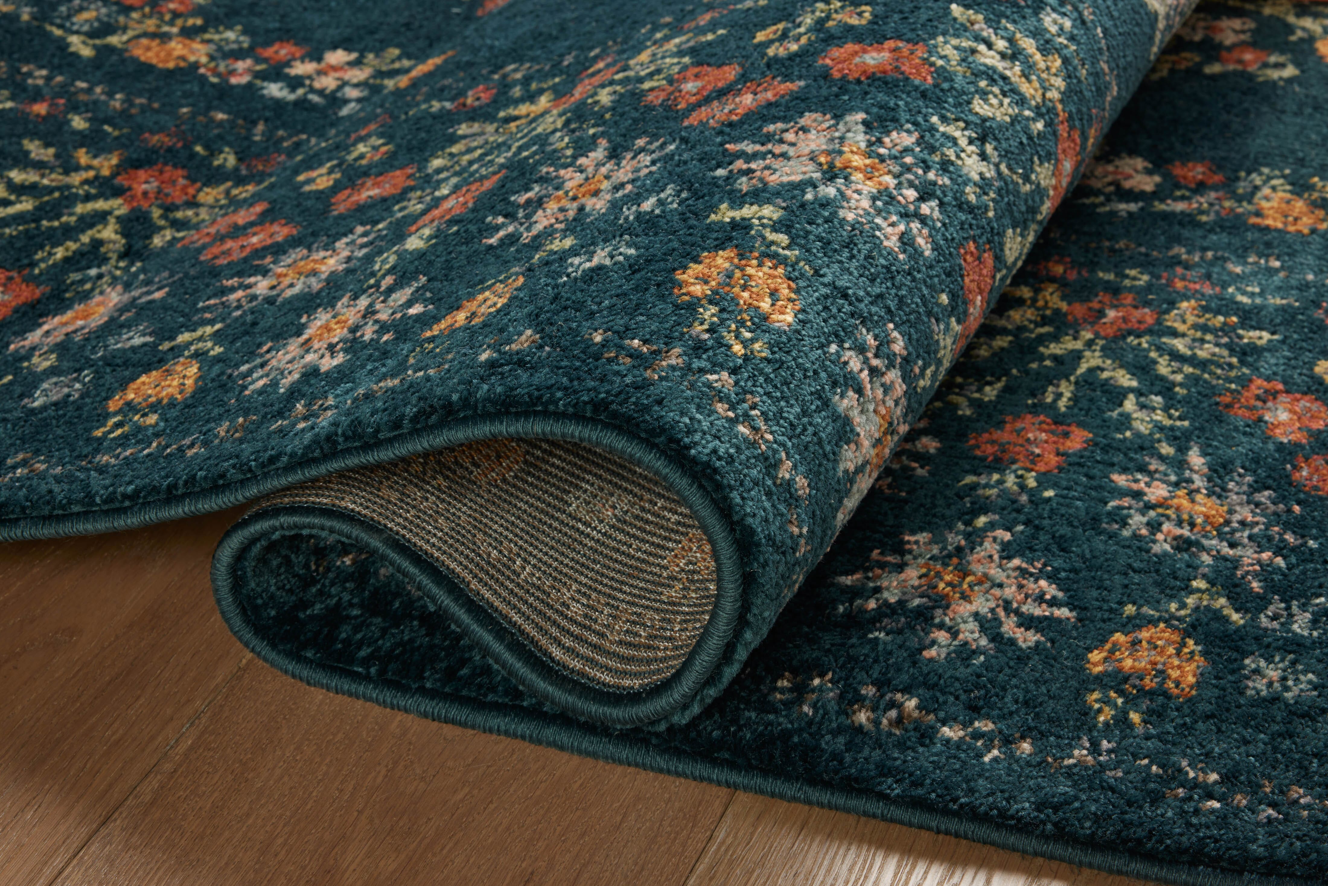 Rifle Paper Co. x Loloi Laurel Rug | Navy LAU-02 Rugs Rifle Paper Co. x Loloi