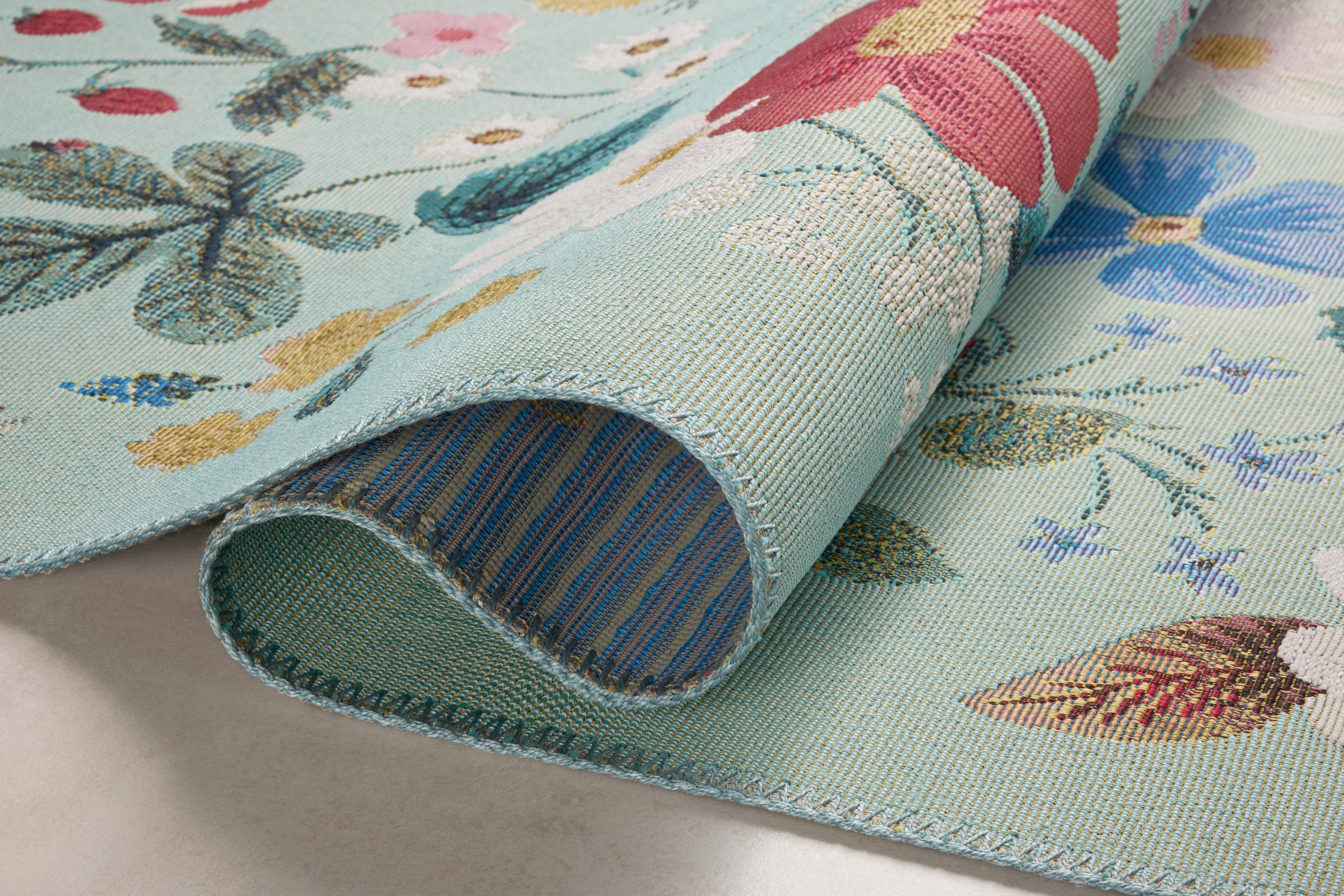 Rifle Paper Co. x Loloi Perennial Rug | Mint PRN-02 | Huck & Peck