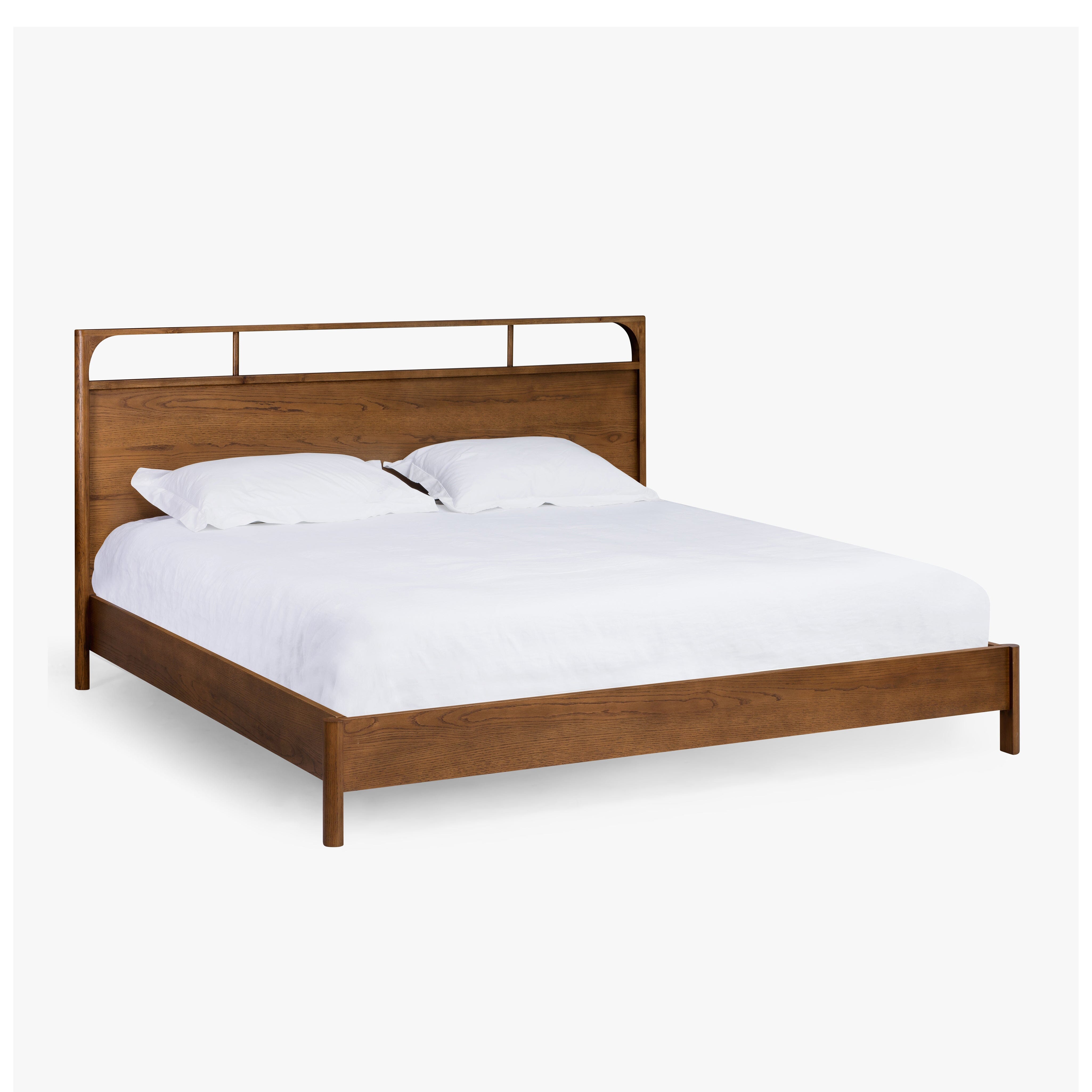 Signal Oak Bed - Walnut Stain BED Huck & Peck