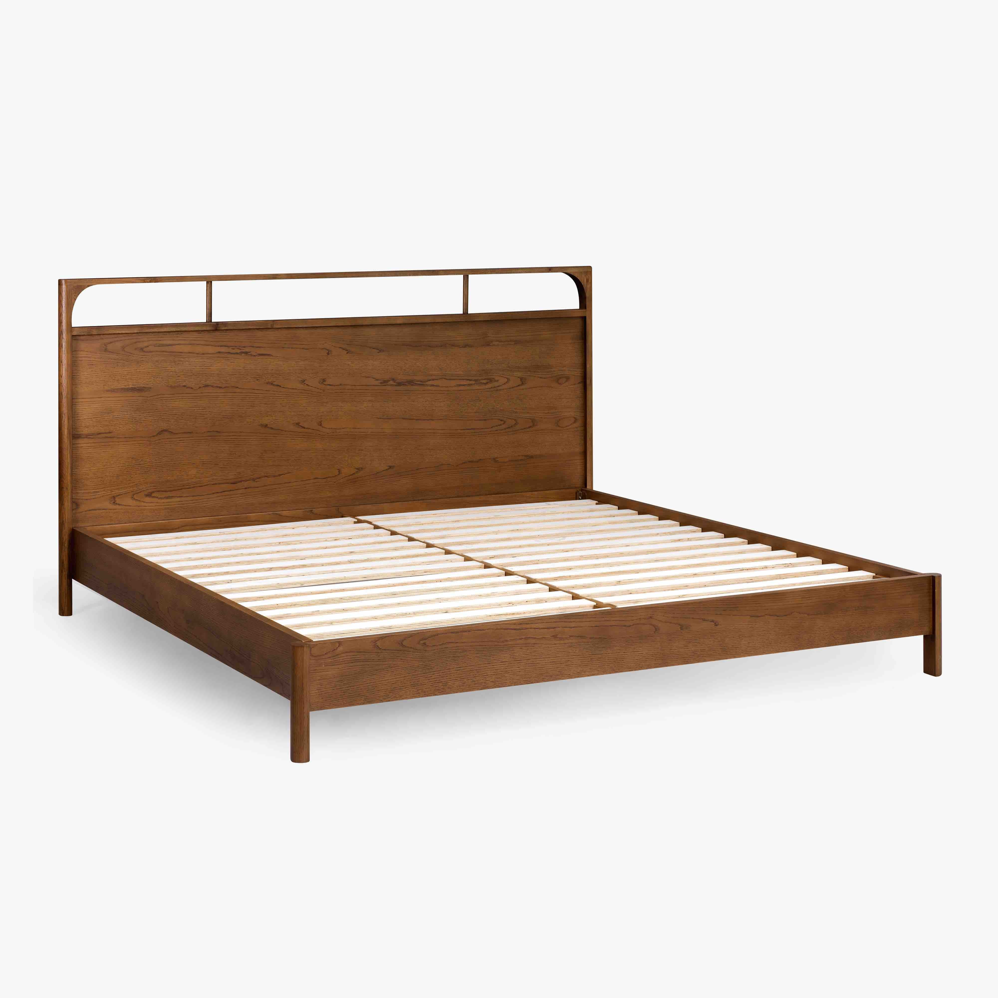 Signal Oak Bed - Walnut Stain BED Huck & Peck