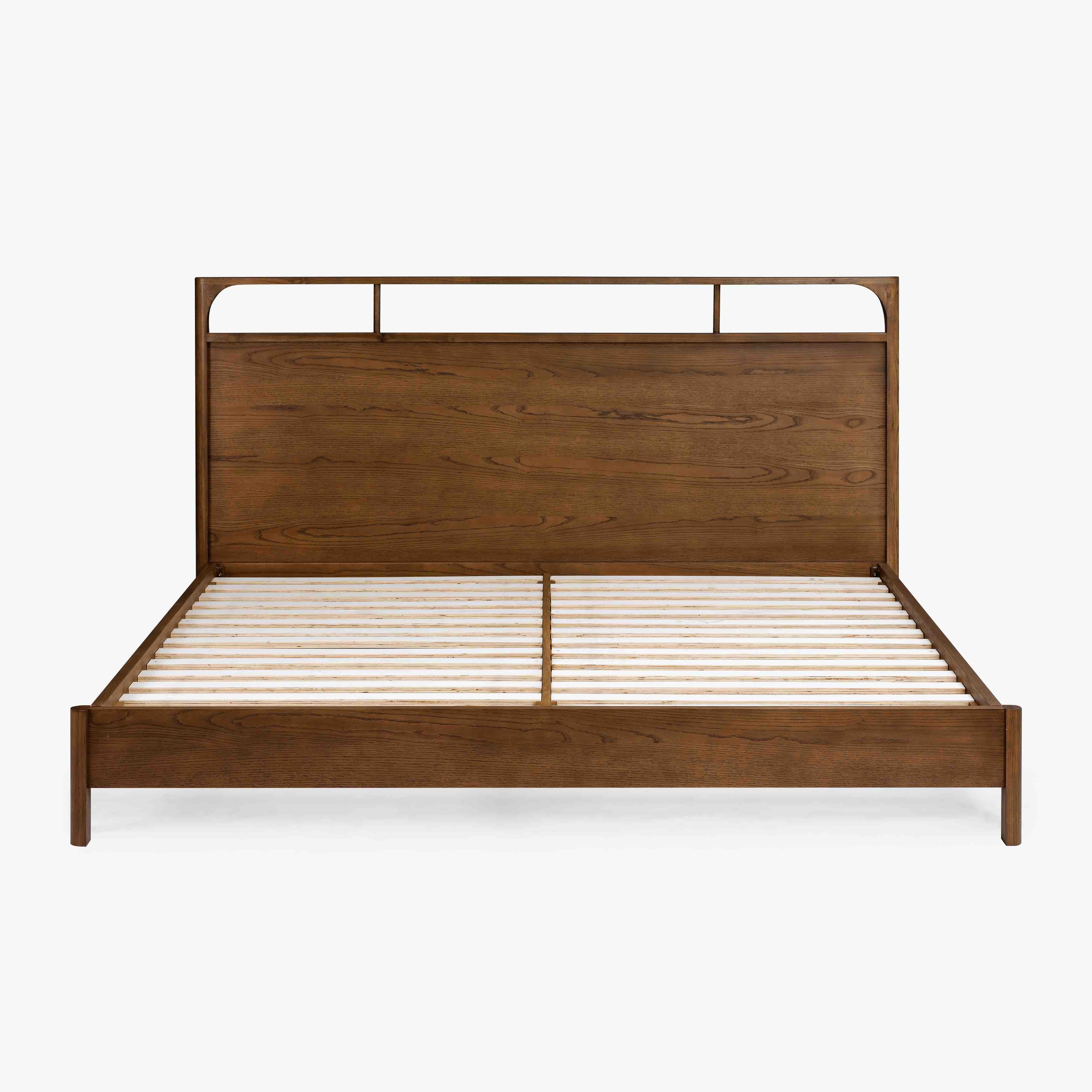 Signal Oak Bed - Walnut Stain | Huck & Peck Signal Oak Bed - Walnut Stain | Huck & Peck