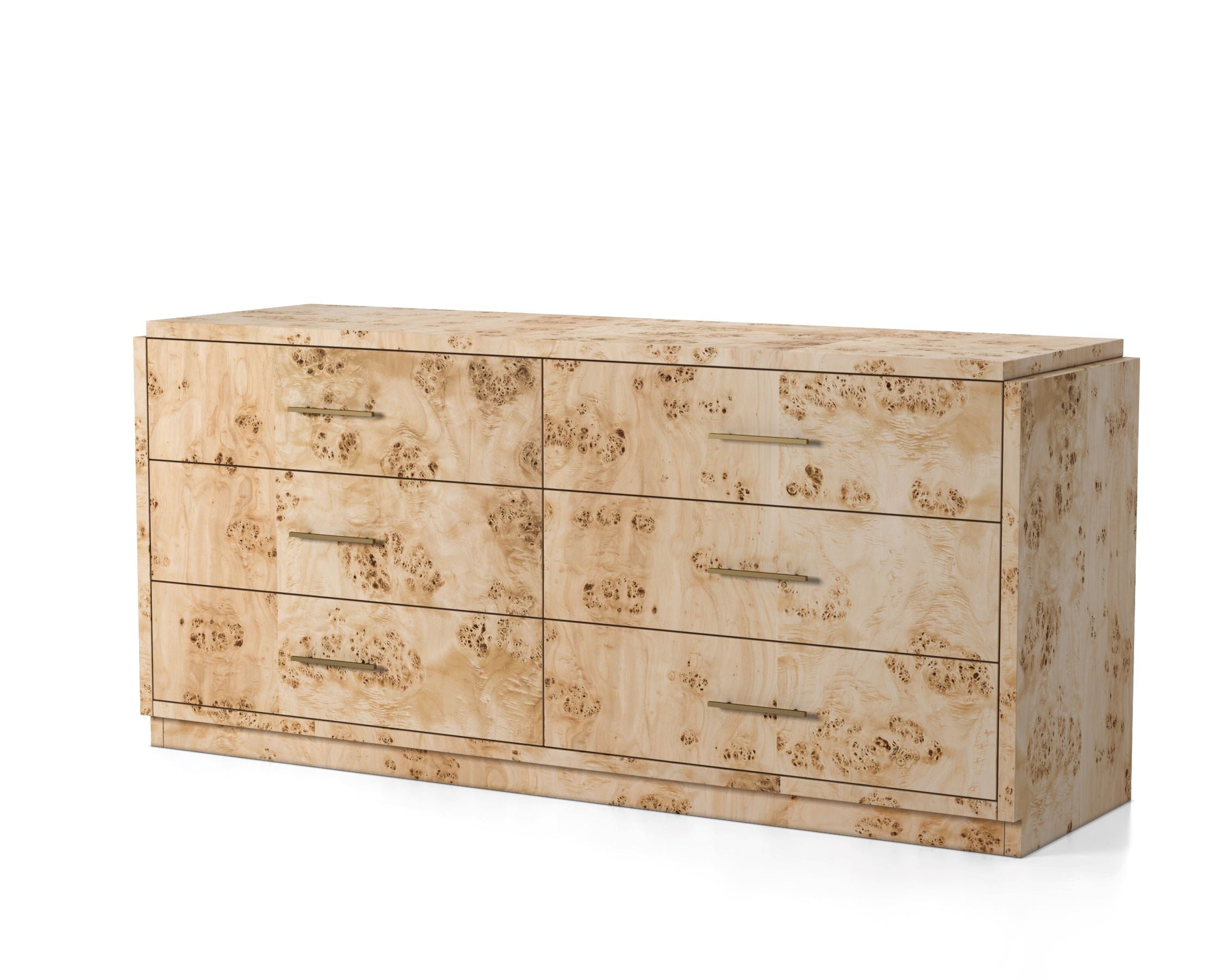 Walden Burl 6 Drawer Dresser DRESSER Huck & Peck