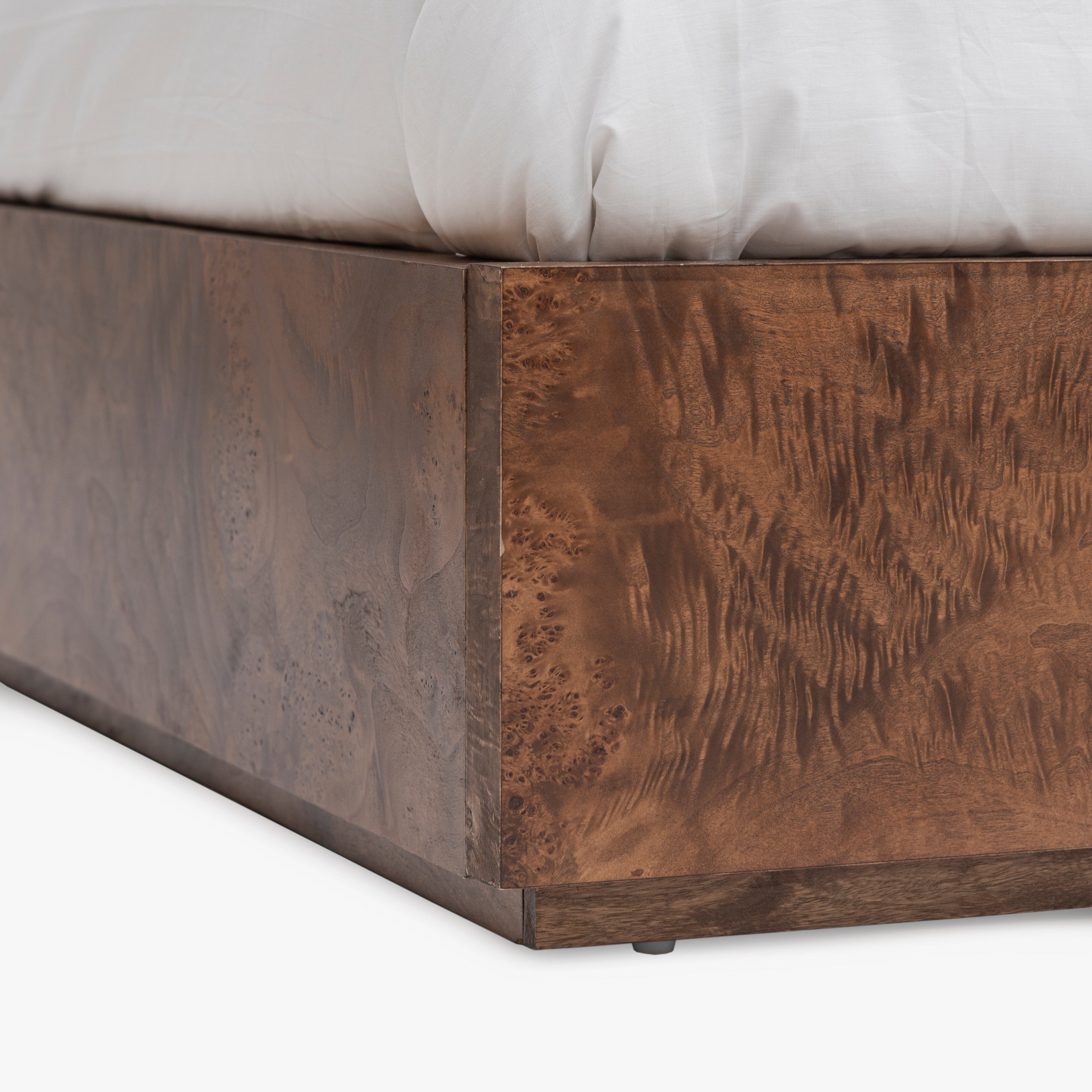 Walden Burl Bed BED Huck & Peck