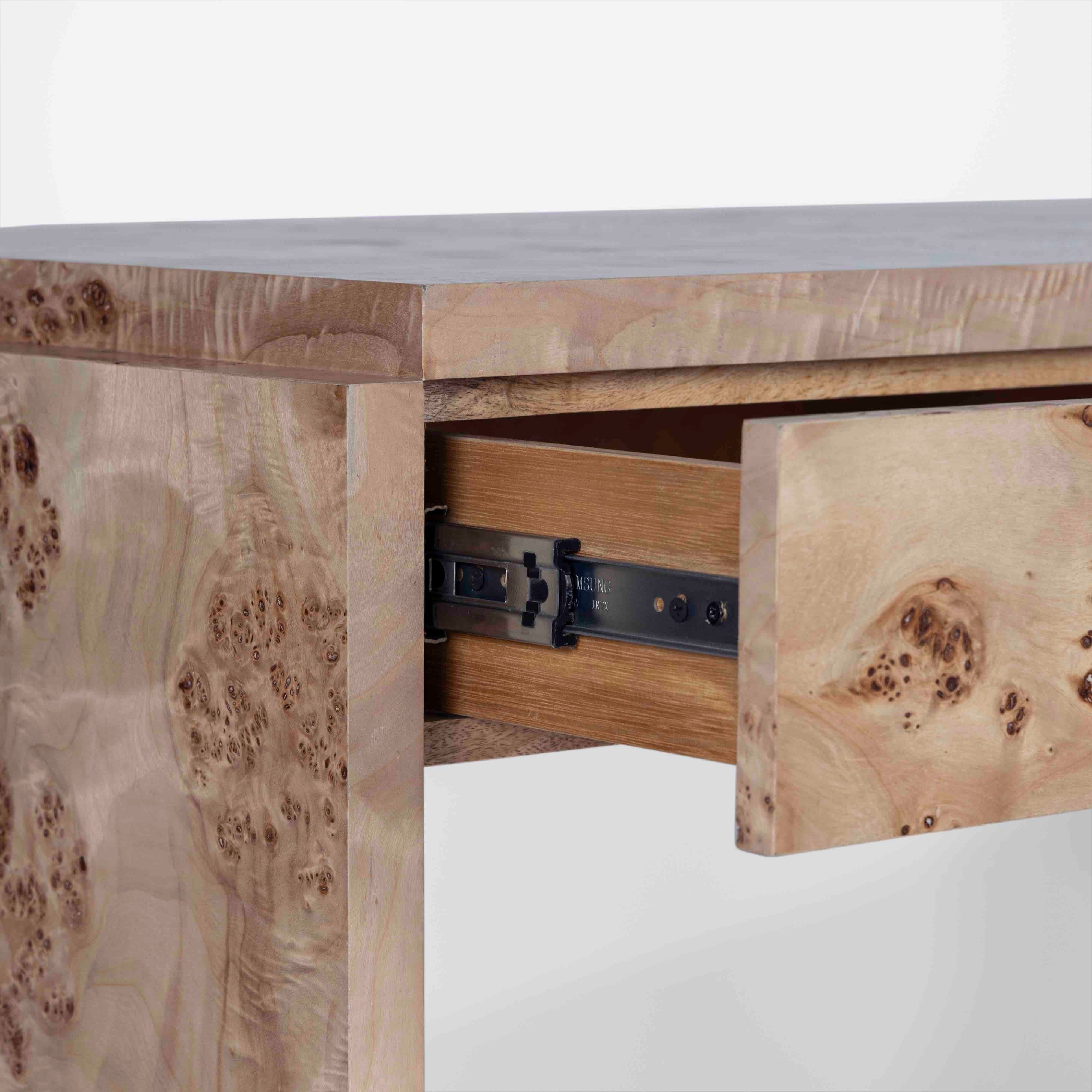 Walden Burl Console Table CONSOLE TABLE Huck & Peck