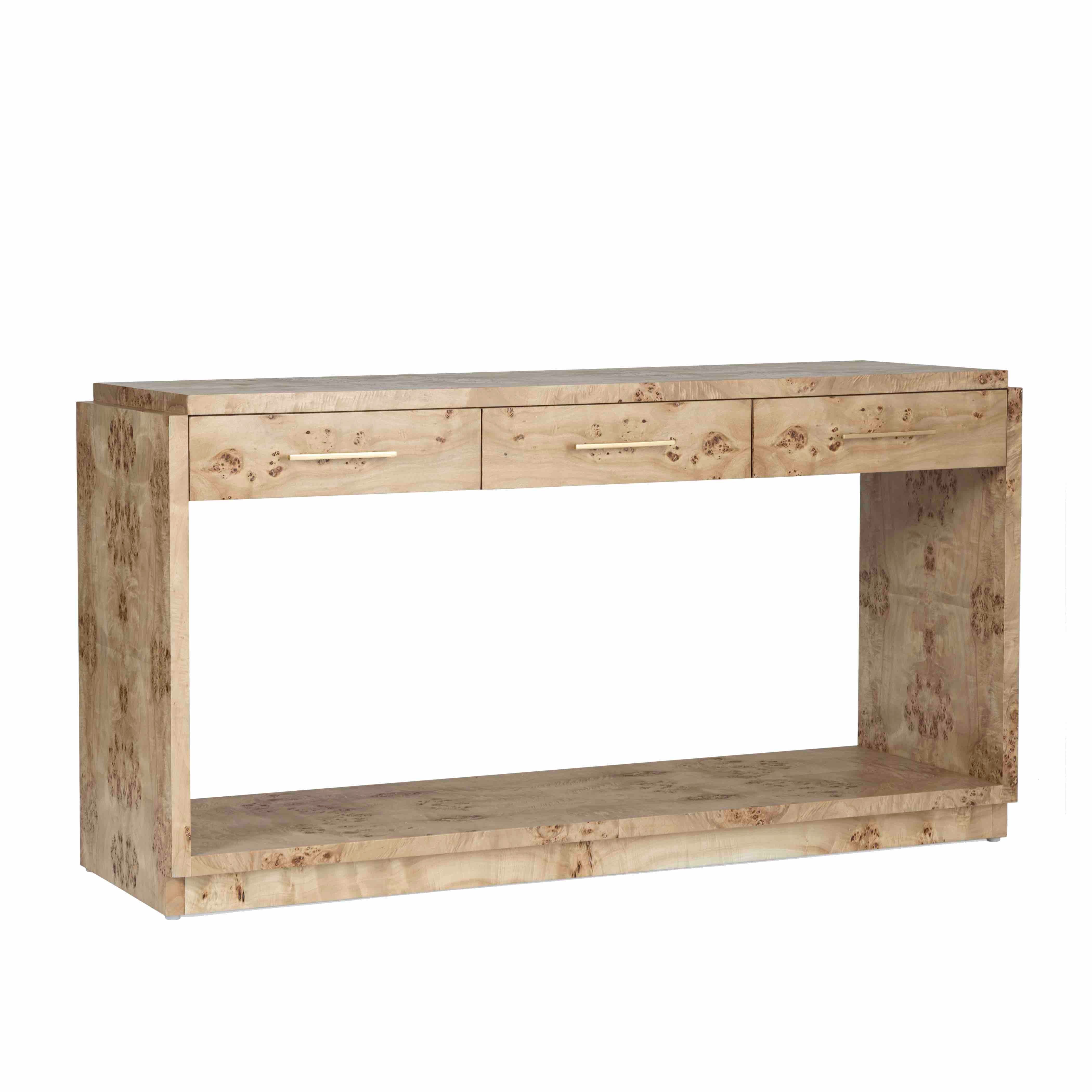 Walden Burl Console Table CONSOLE TABLE Huck & Peck