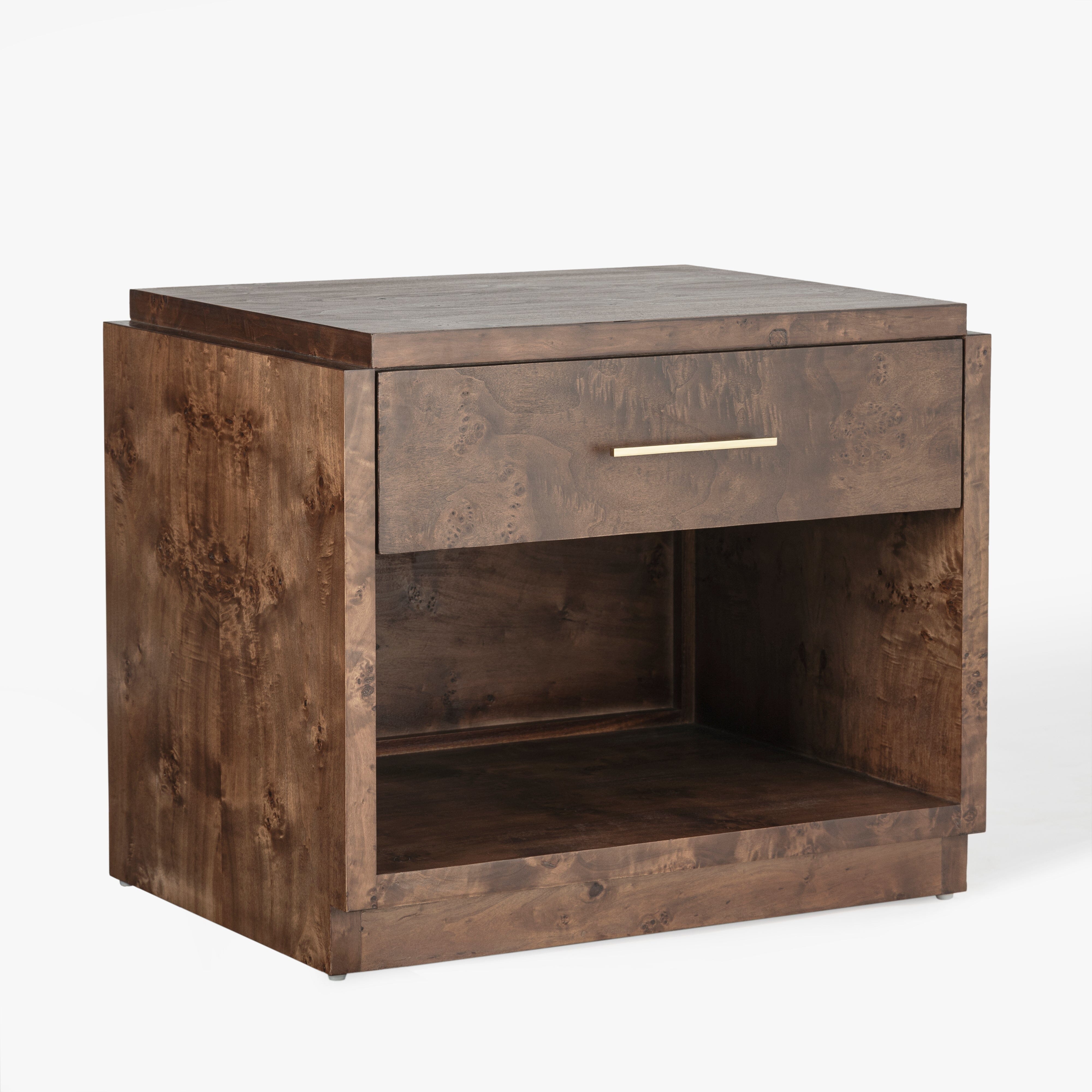 Walden Burl Nightstand Nightstand Huck & Peck