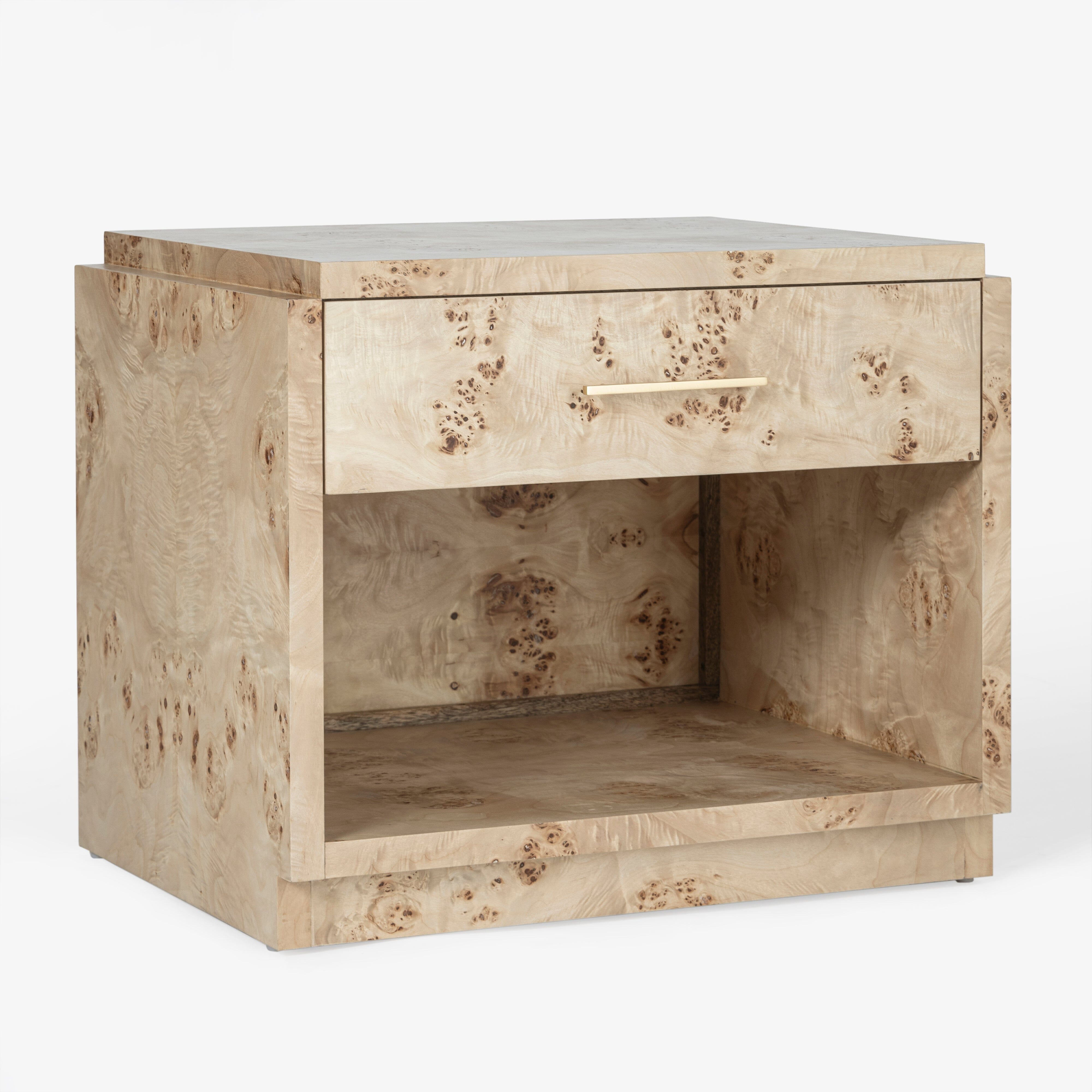 Walden Burl Nightstand Nightstand Huck & Peck