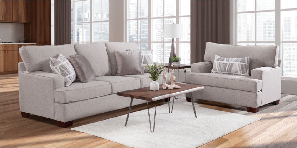 Whitehaven Sofa, Ethan Granite 90" Sofa SOFA Huck & Peck Elite