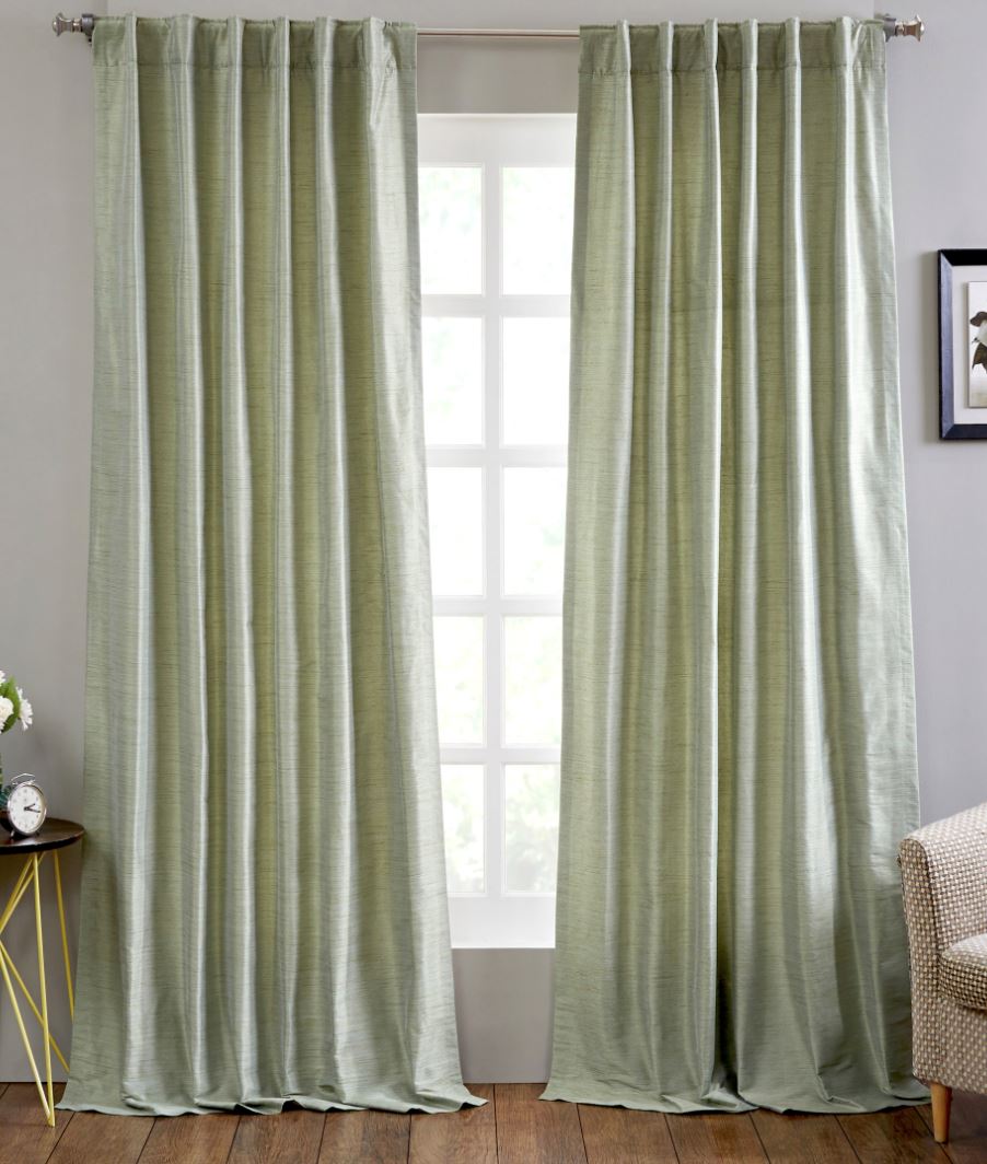 Bamboo Weave Curtain Panel Lined Curtains Huck and Peck Furniture Store | Chattanooga, TN