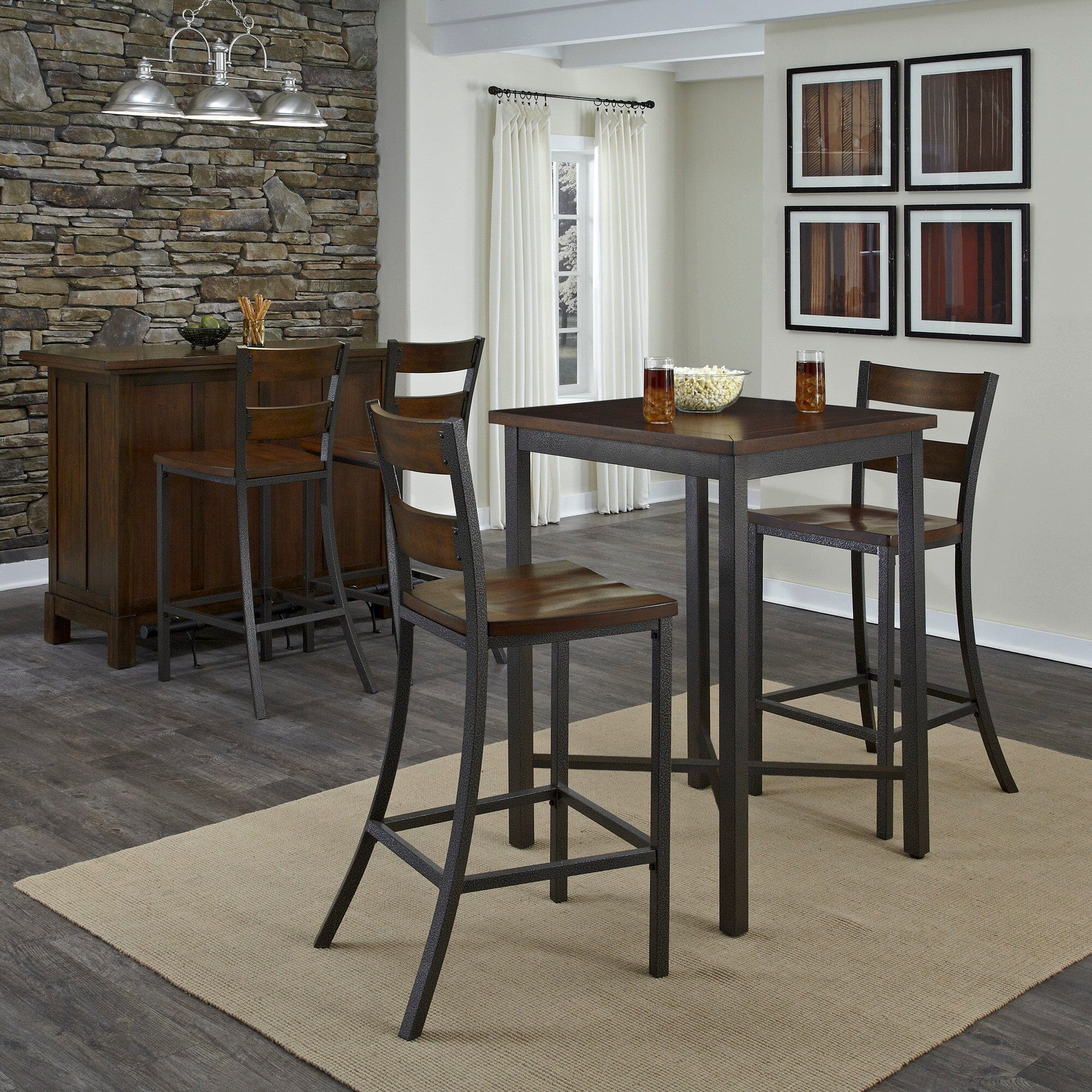 Cabin 3 Piece Bistro Set By Cabin Creek Dining Table & Chairs Cabin Creek