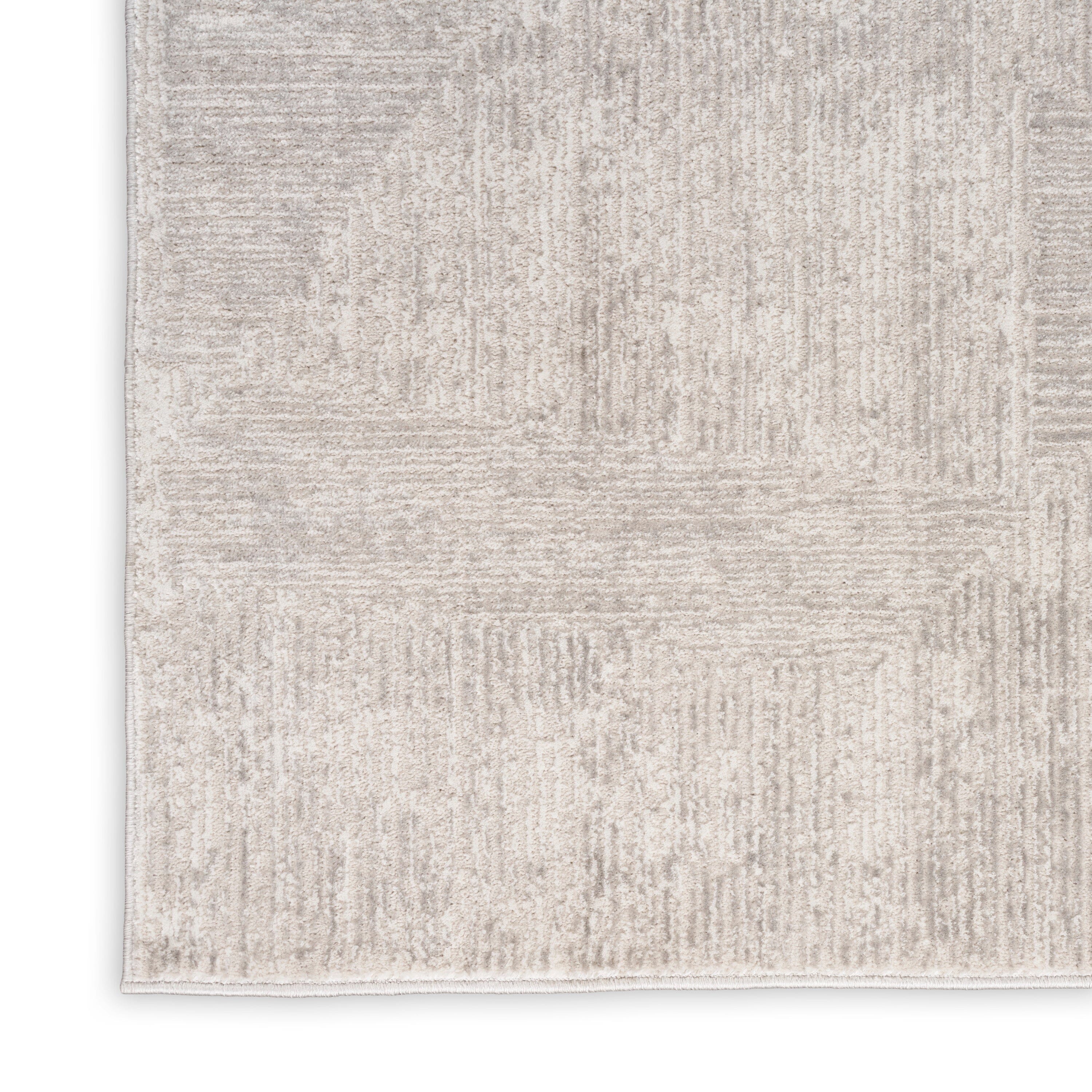 Calvin Klein CK024 Irradiant 2'3" x 7'6" Silver Modern Indoor Rug Rug Calvin Klein