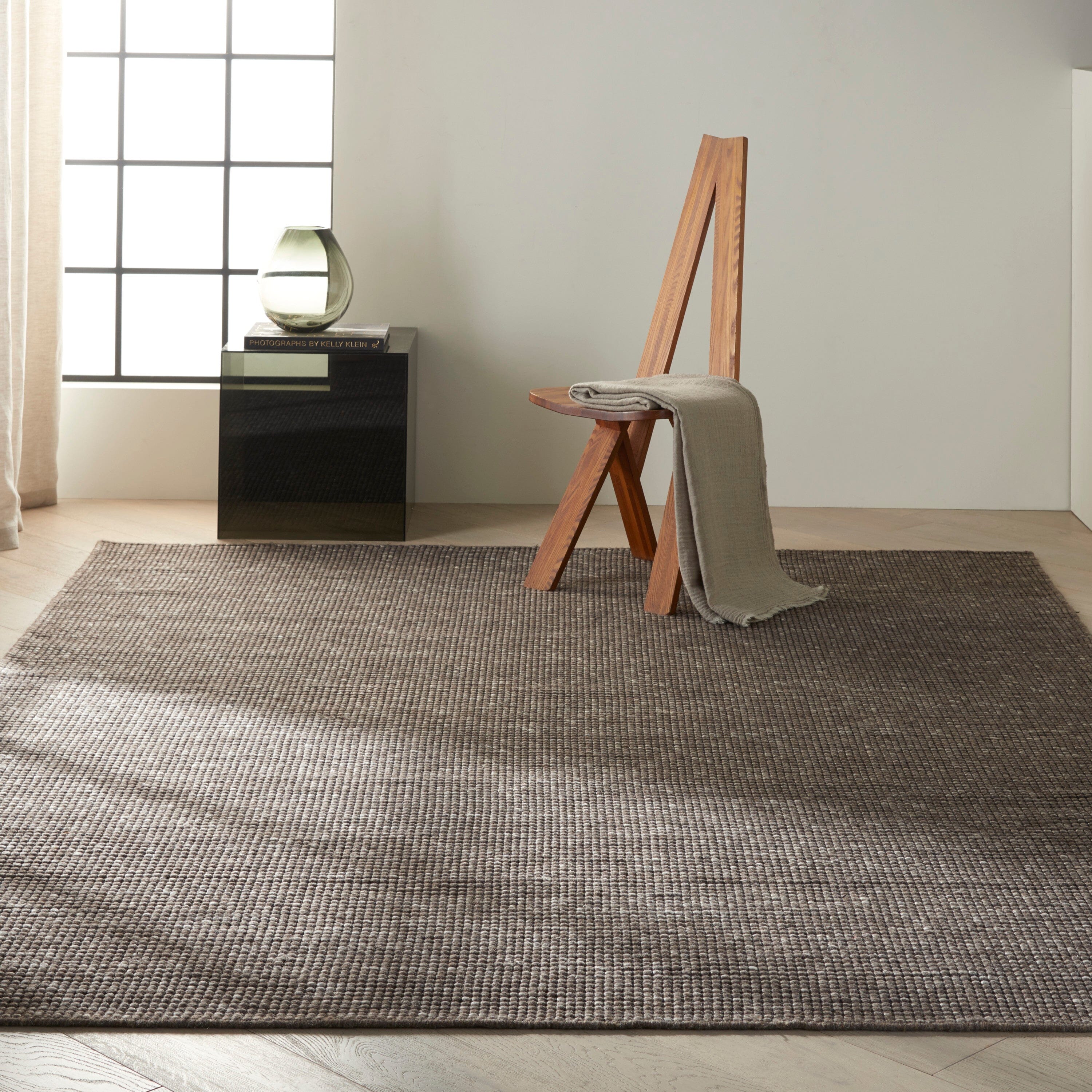 Calvin Klein Home Lowland 7'9" x 9'9" Flint Modern Indoor Rug Rug Calvin Klein Home