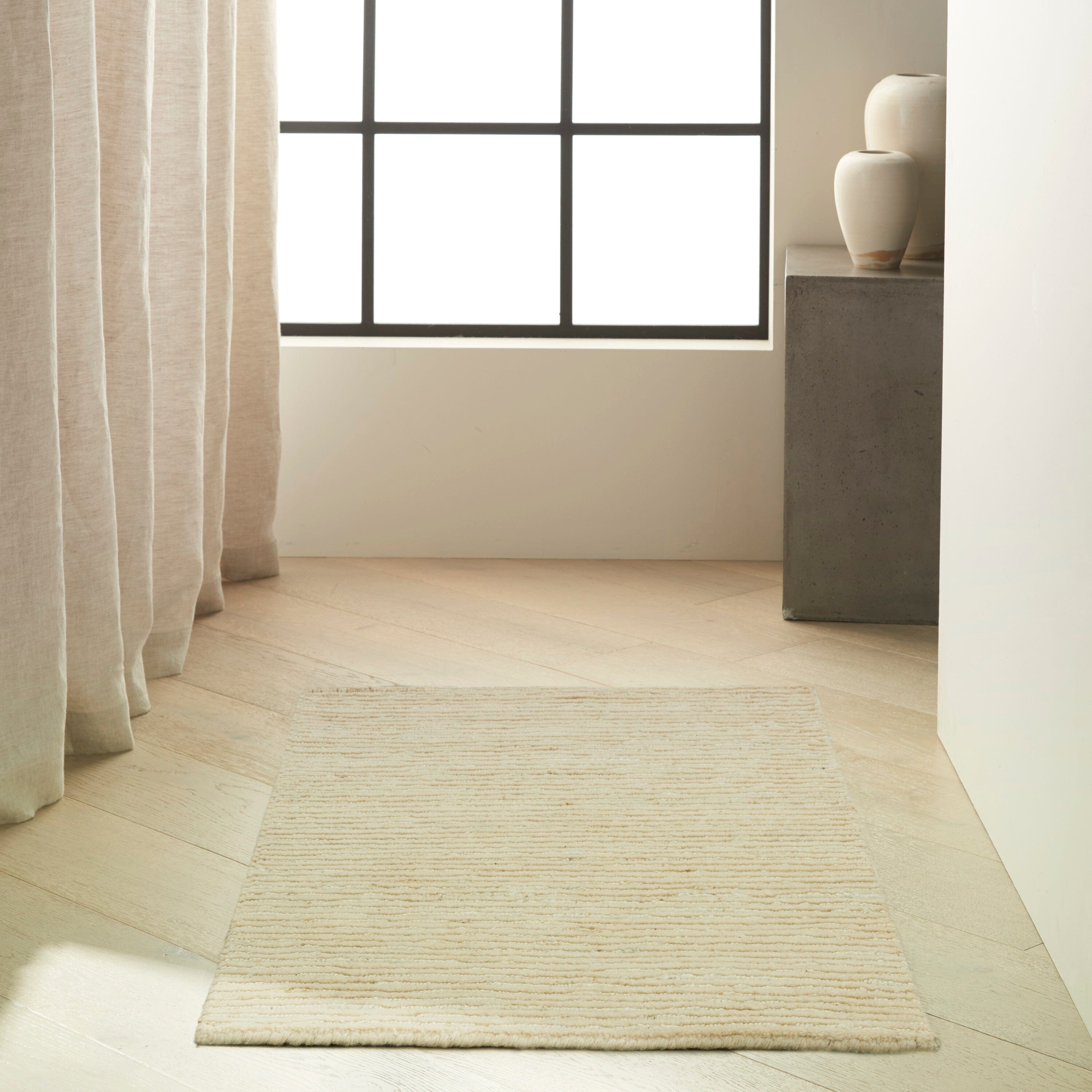 Calvin Klein Kathmandu 2' x 3' Natural Modern Indoor Rug Rug Calvin Klein