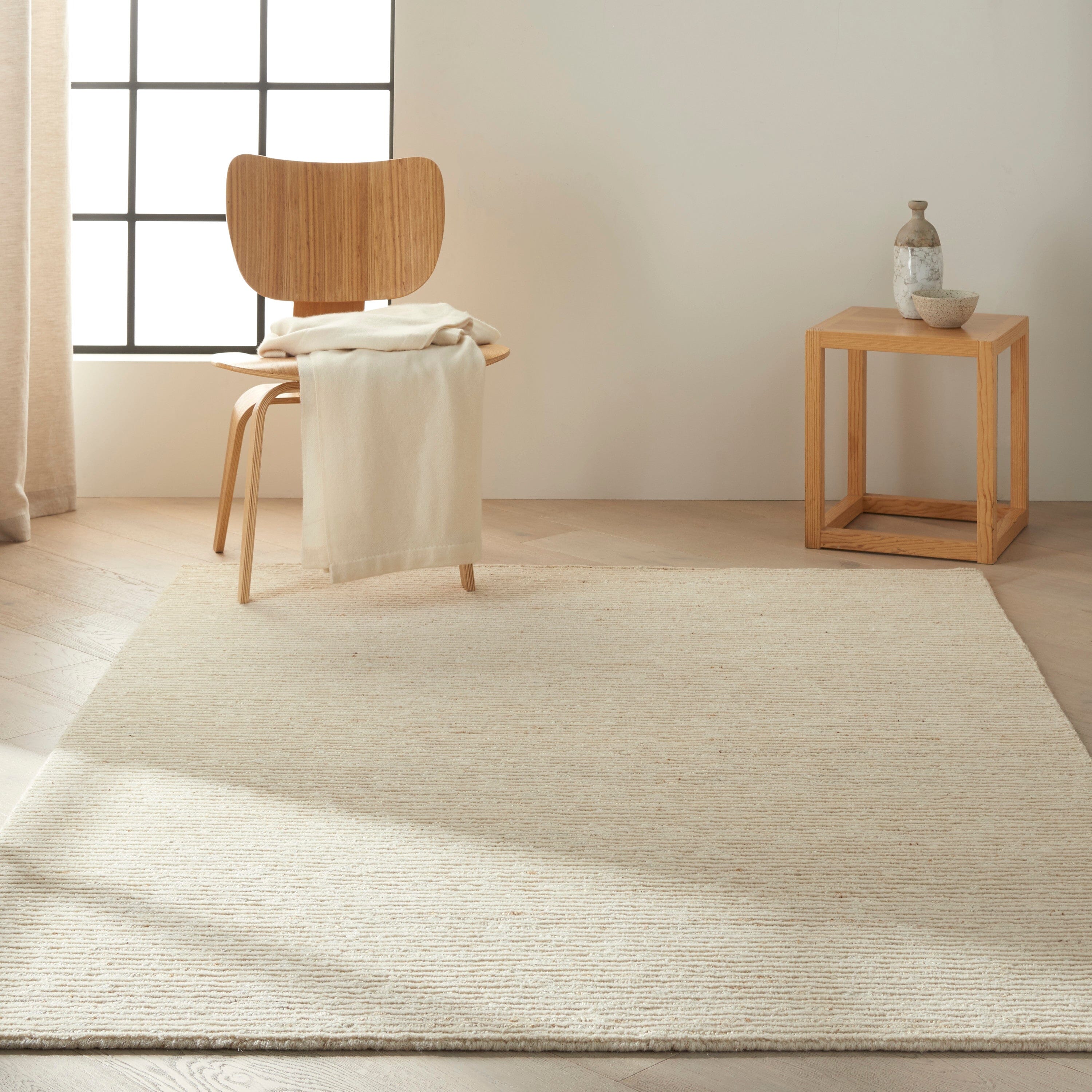 Calvin Klein Kathmandu 4' x 6' Natural Modern Indoor Rug Rug Calvin Klein