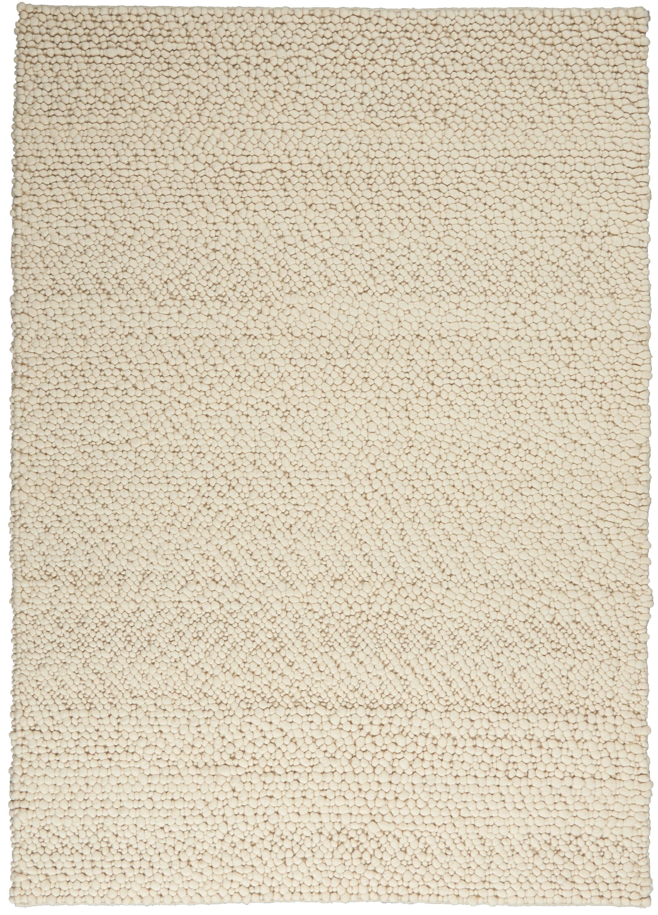 Calvin Klein Riverstone 5'3" x 7'5" Ivory Farmhouse Indoor Rug Rug Calvin Klein