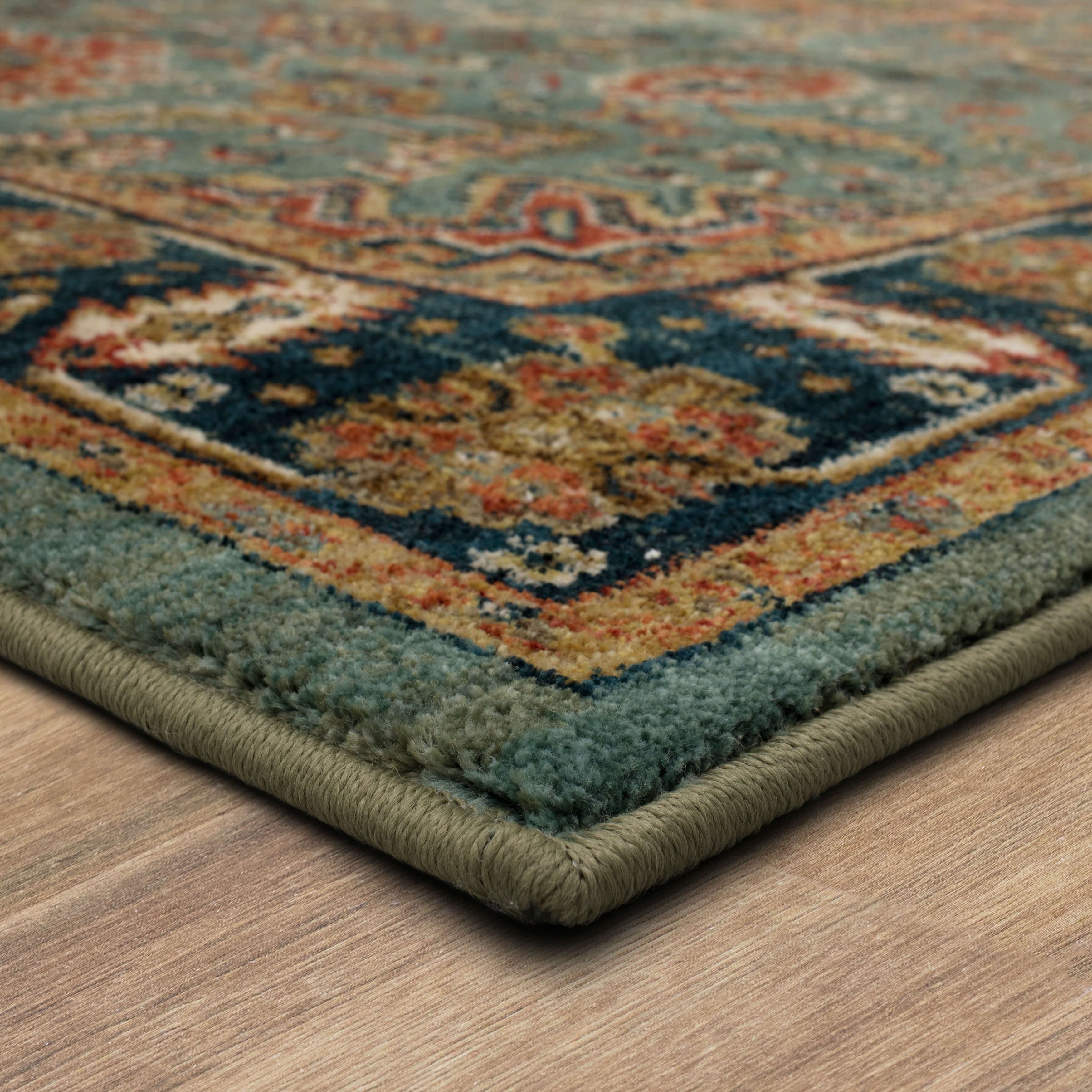 Deir Aquamarine 3' 5" X 5' 5" Karastan Rugs