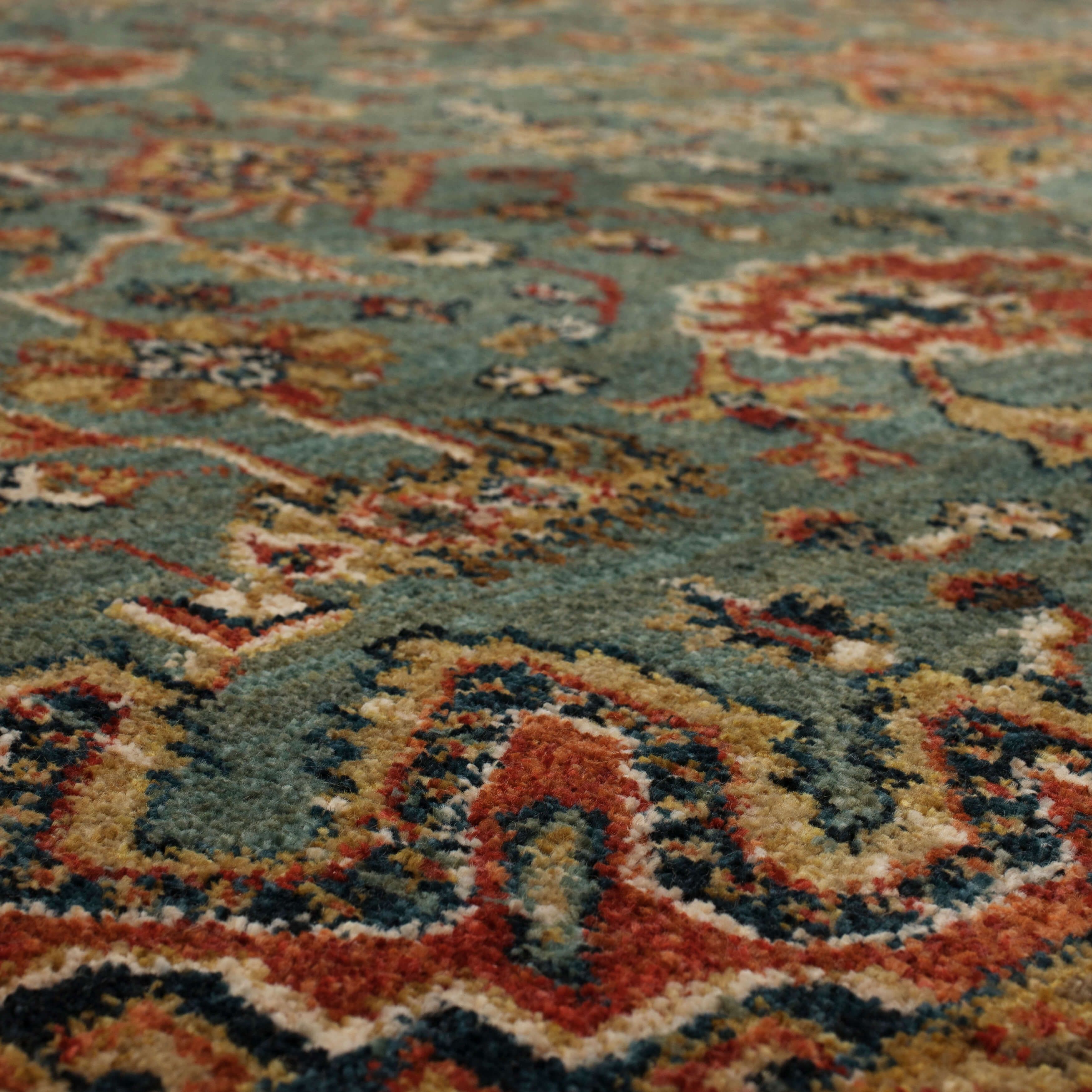 Deir Aquamarine 3' 5" X 5' 5" Karastan Rugs